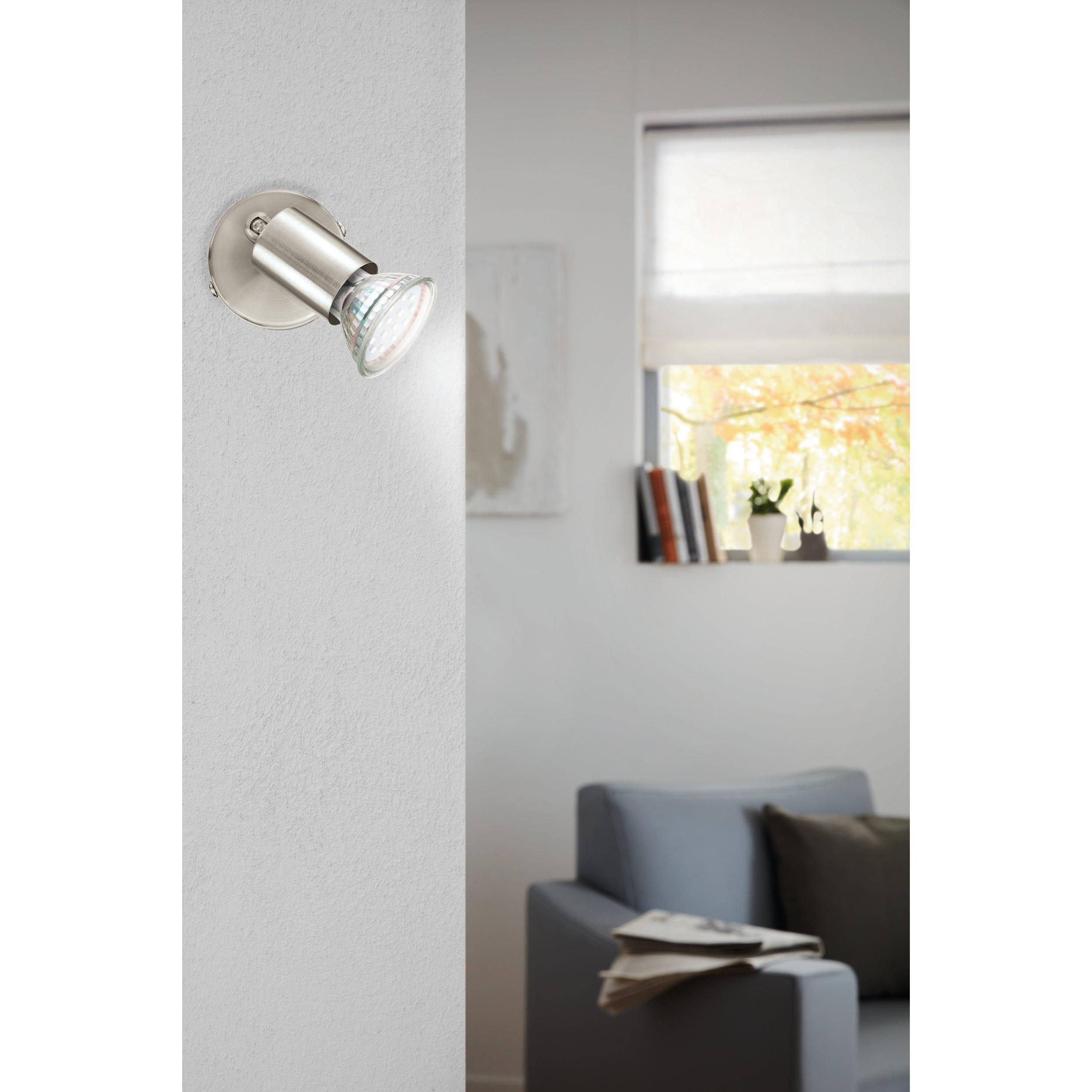 Spot BUZZ-LED noir Ø6cm