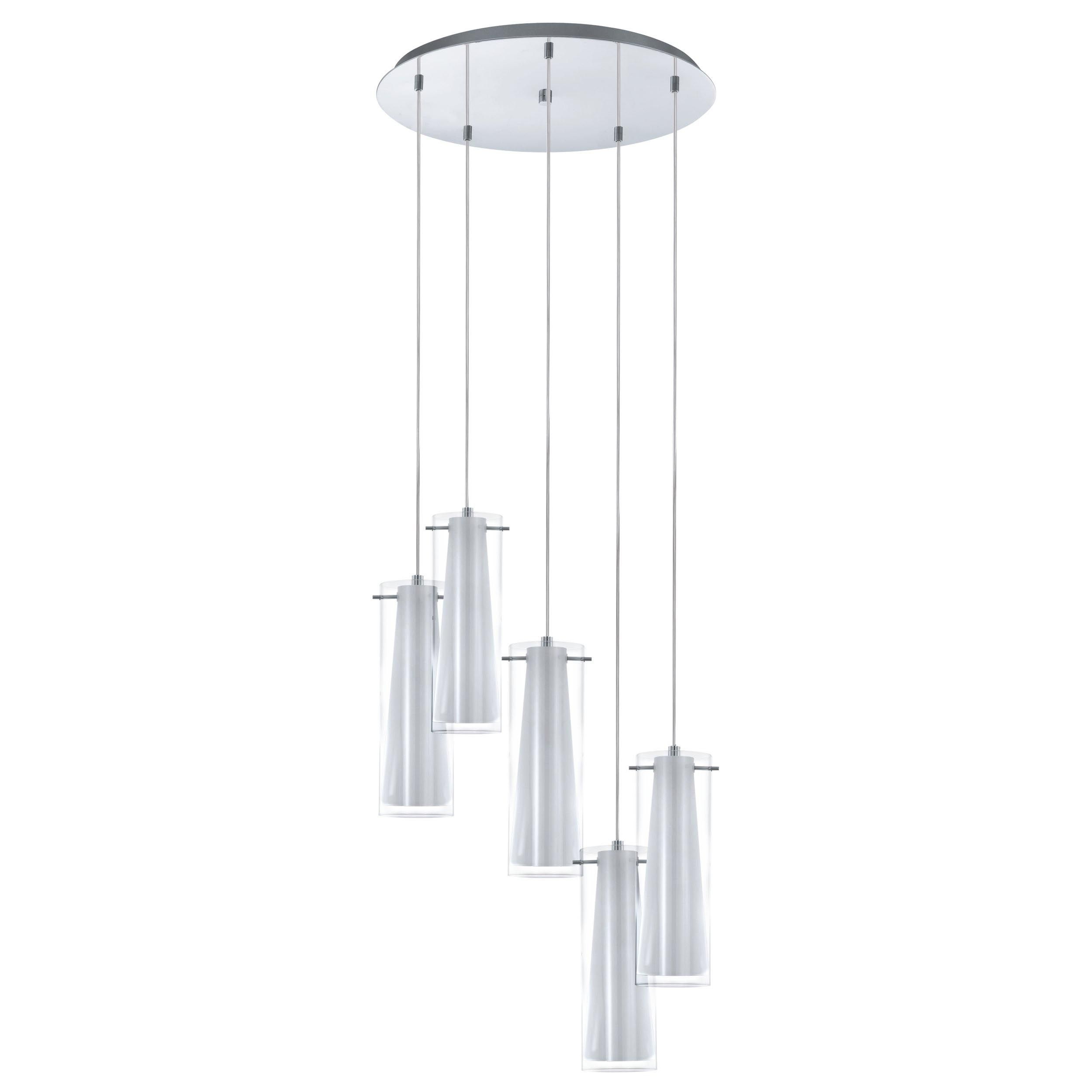 Suspension PINTO verre opalin Ø50cm