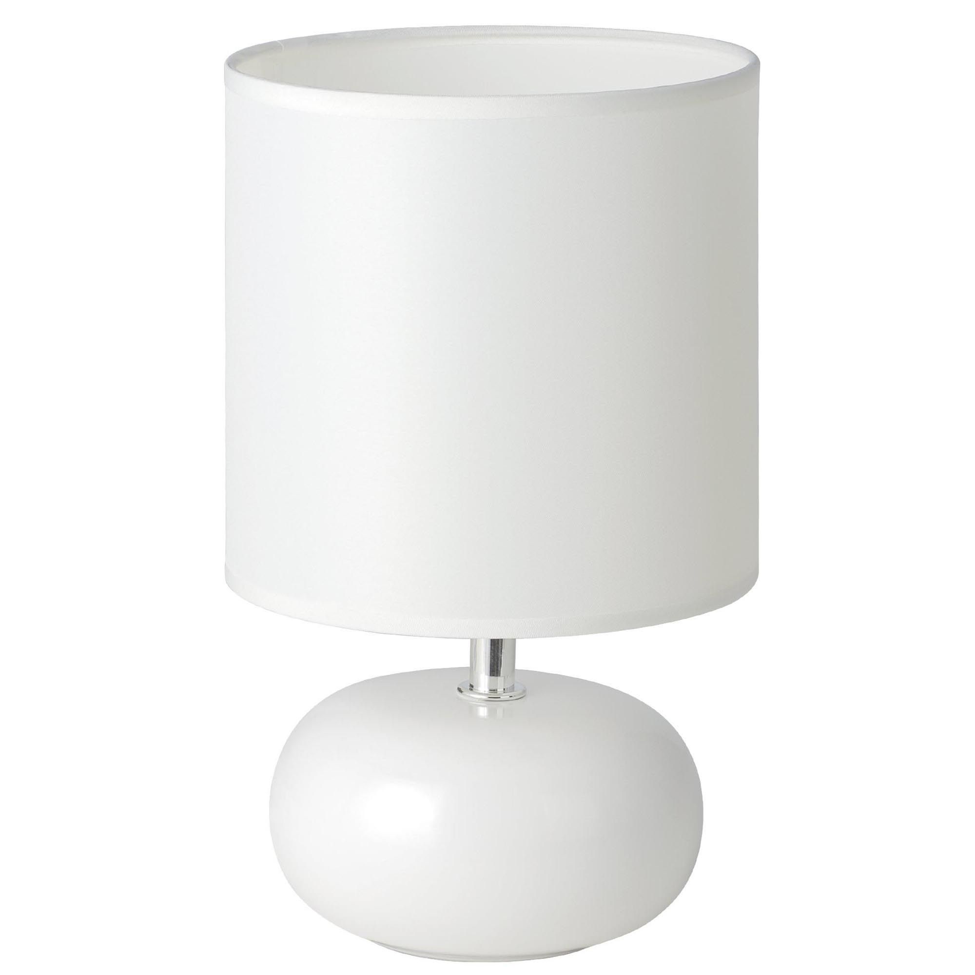 Lampe TRONDIO blanc H27cm