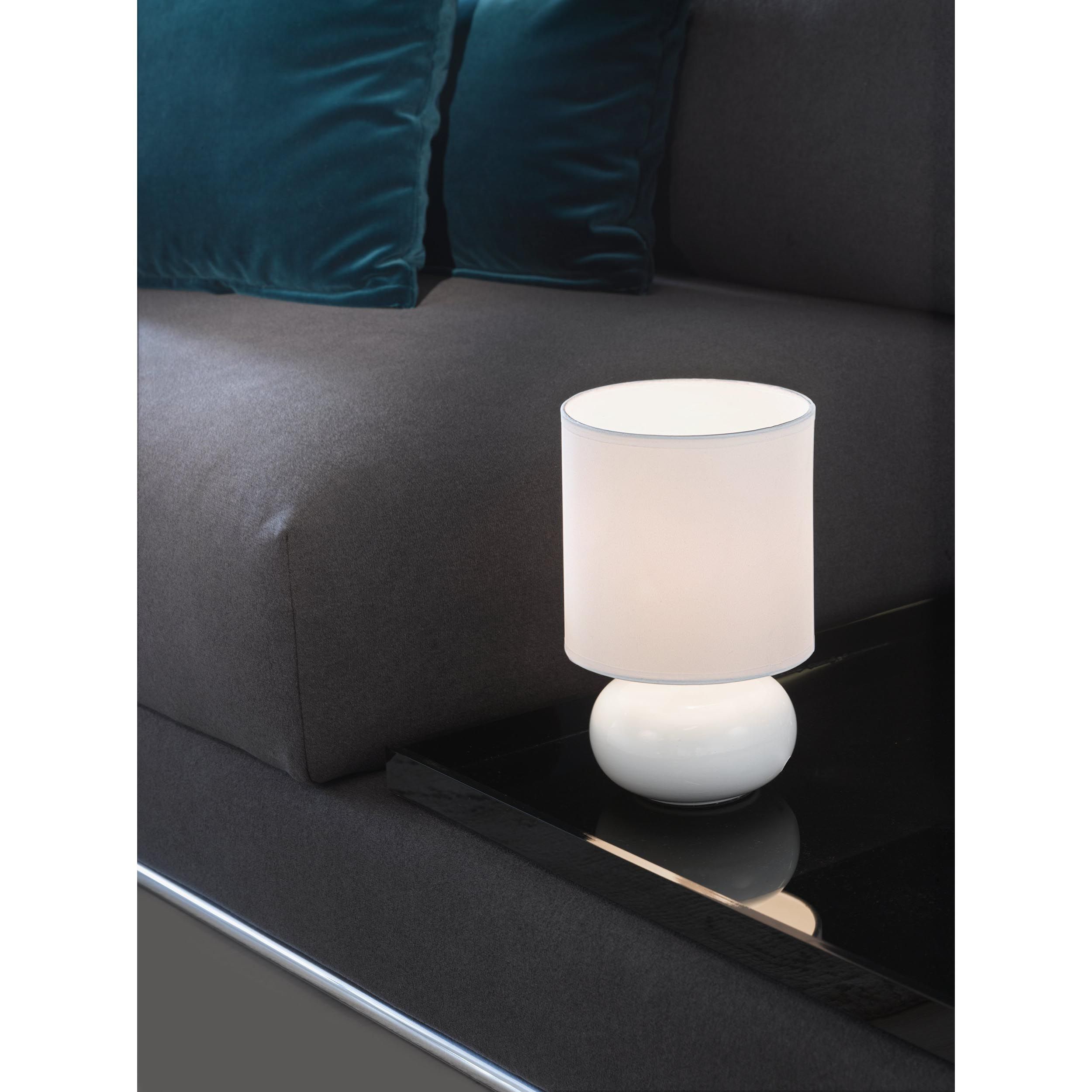 Lampe TRONDIO blanc H27cm