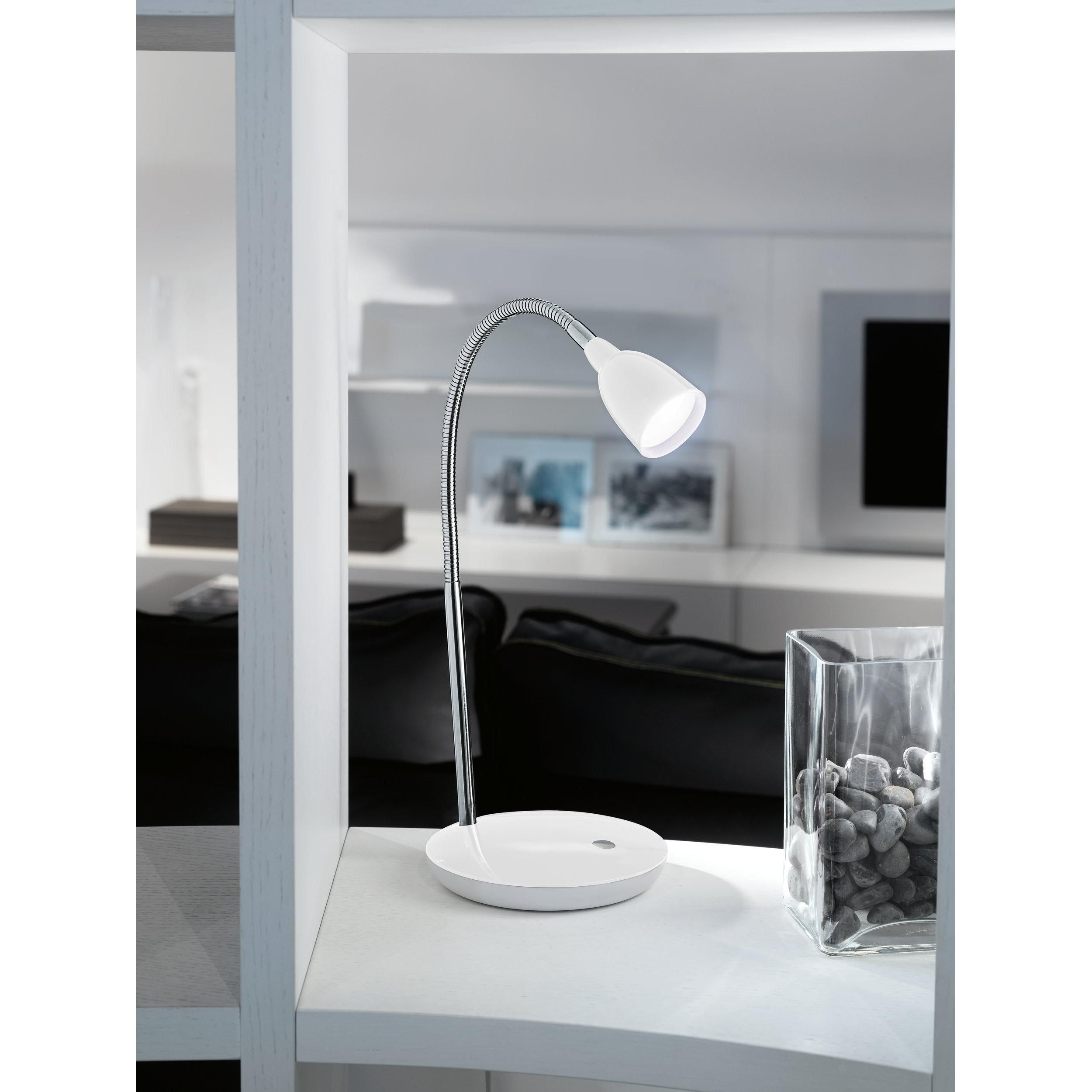 Lampe LED DURENGO blanc H25,5cm
