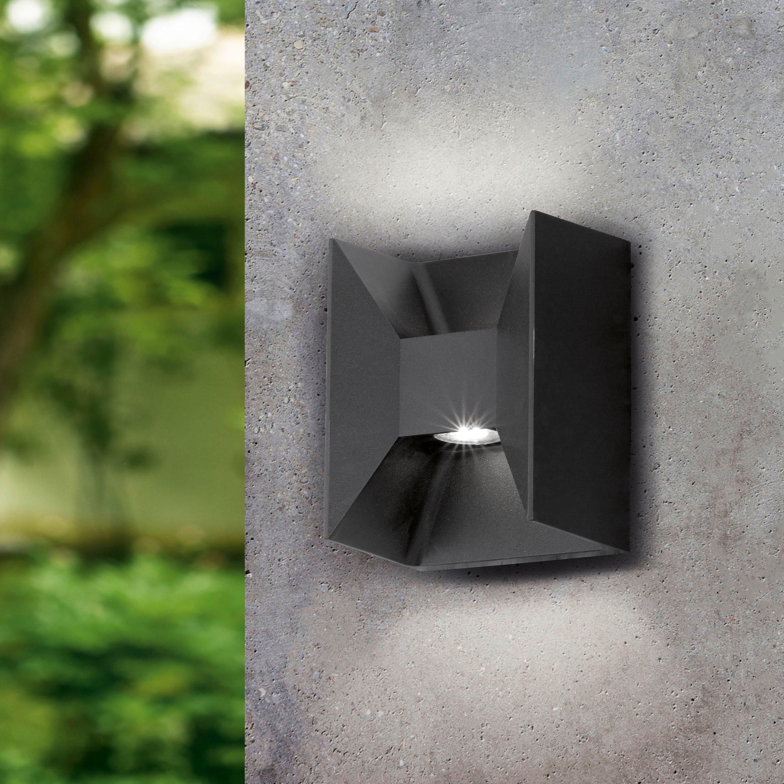 Applique extérieure LED MORINO anthracite H18cm