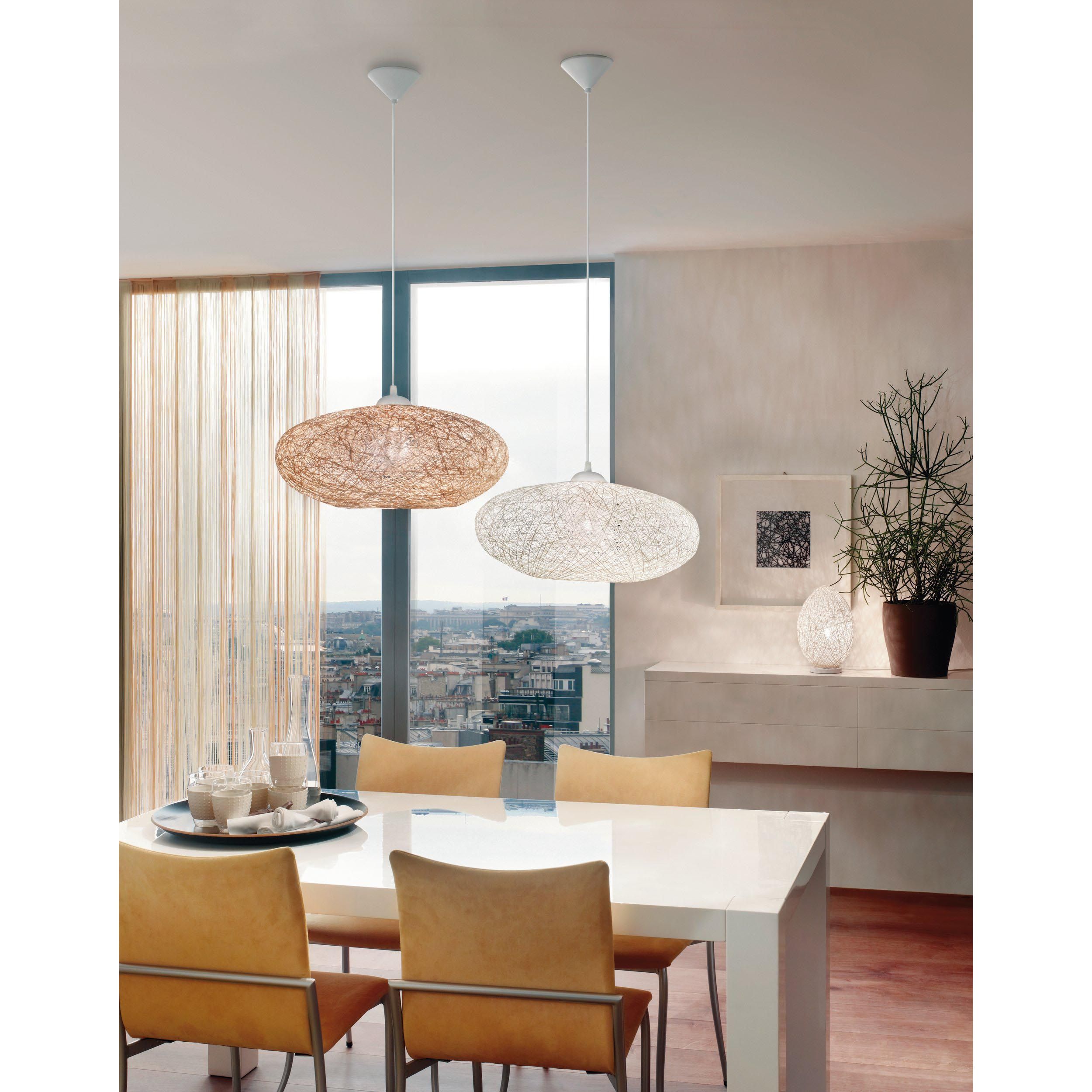 Suspension CAMPILO blanc Ø45cm