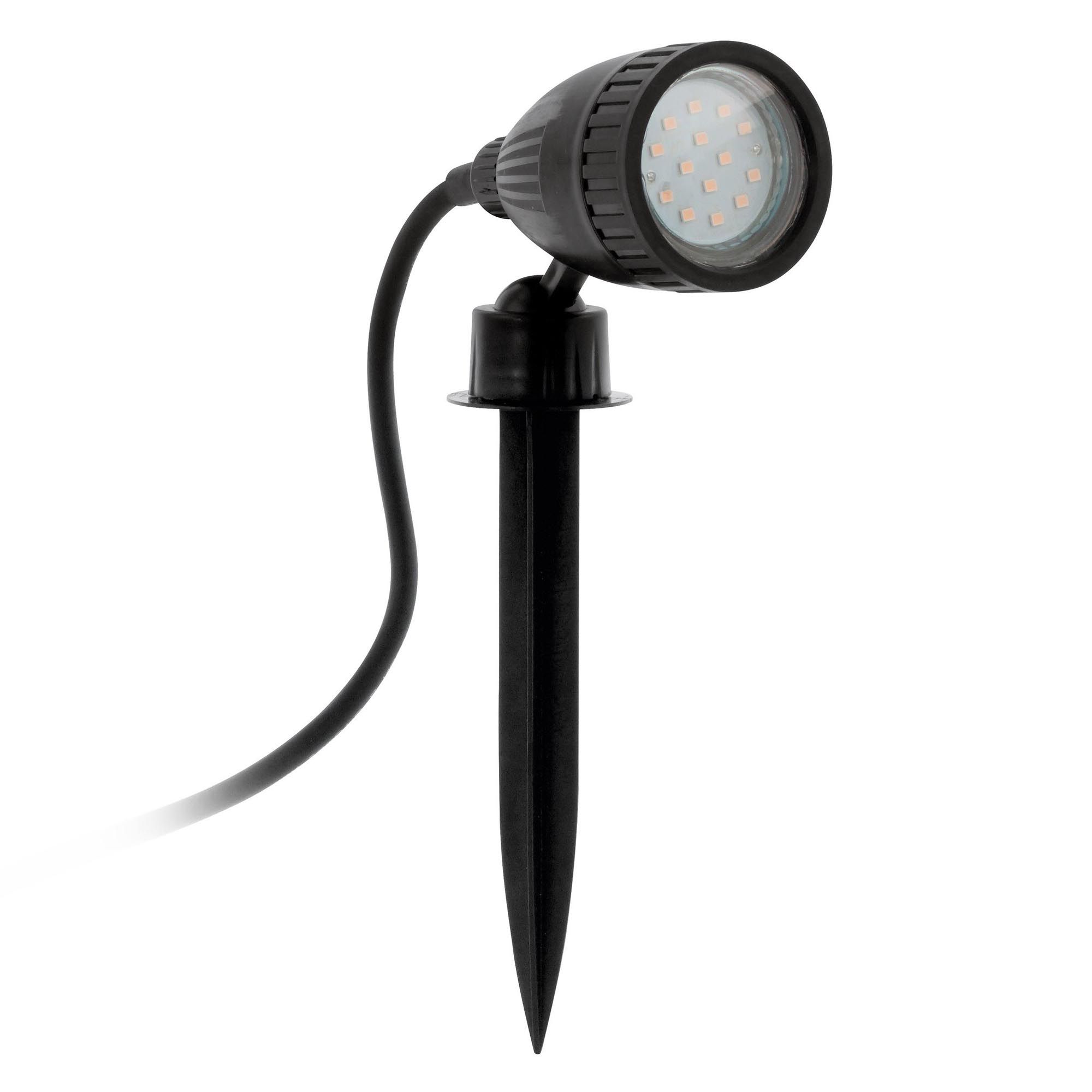 Luminaire extérieur à piquer NEMA 1 noir H18,5cm