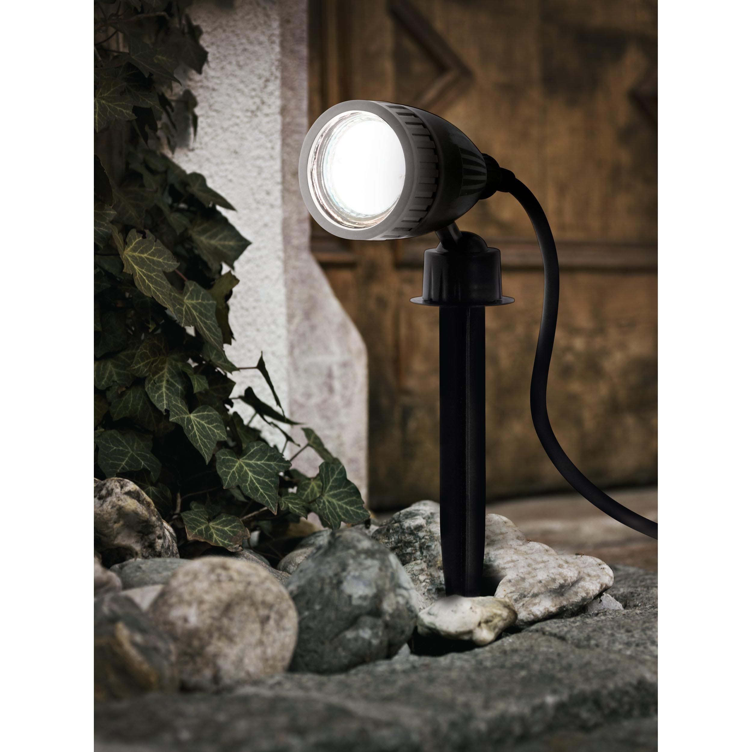 Luminaire extérieur à piquer NEMA 1 noir H18,5cm