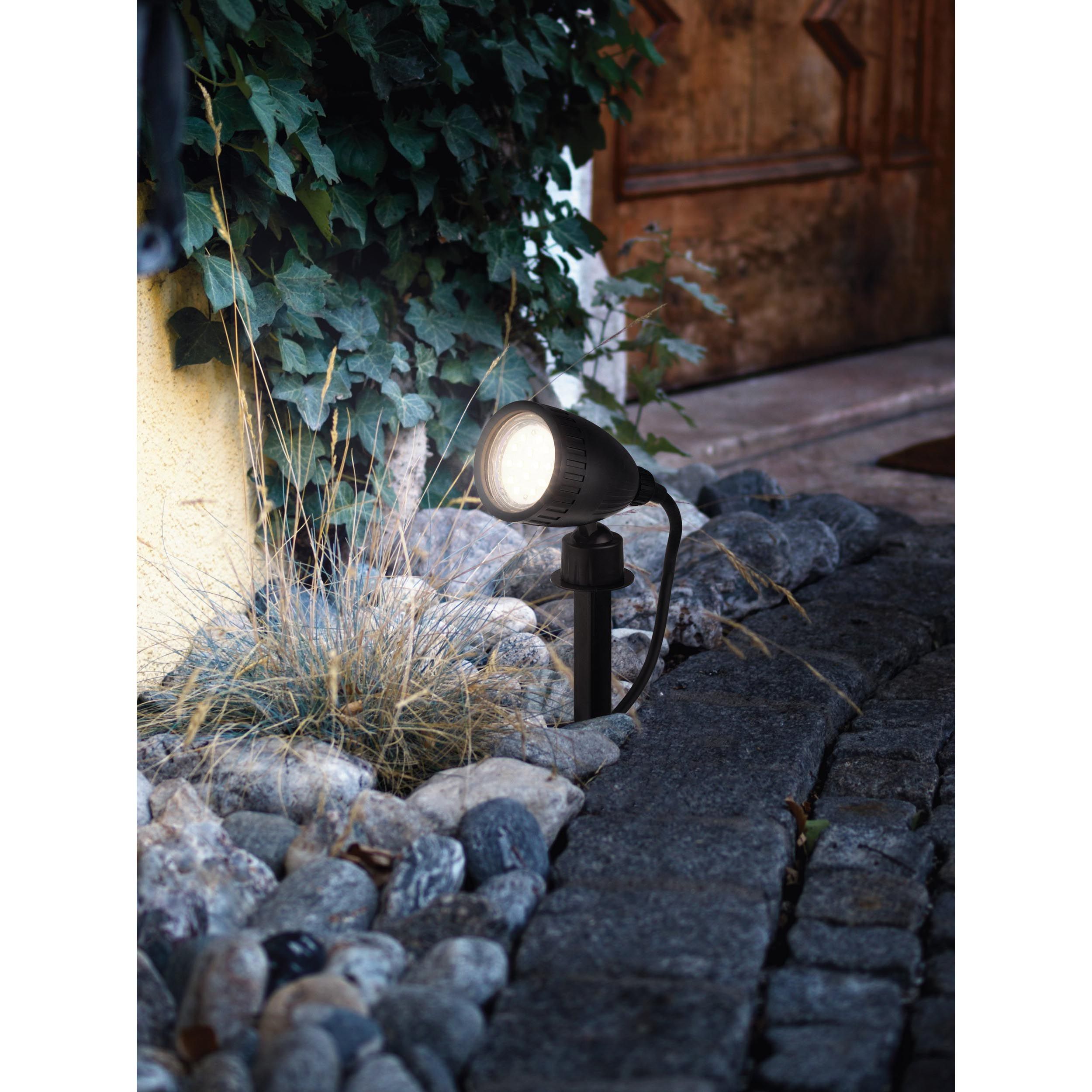 Luminaire extérieur à piquer NEMA 1 noir H18,5cm