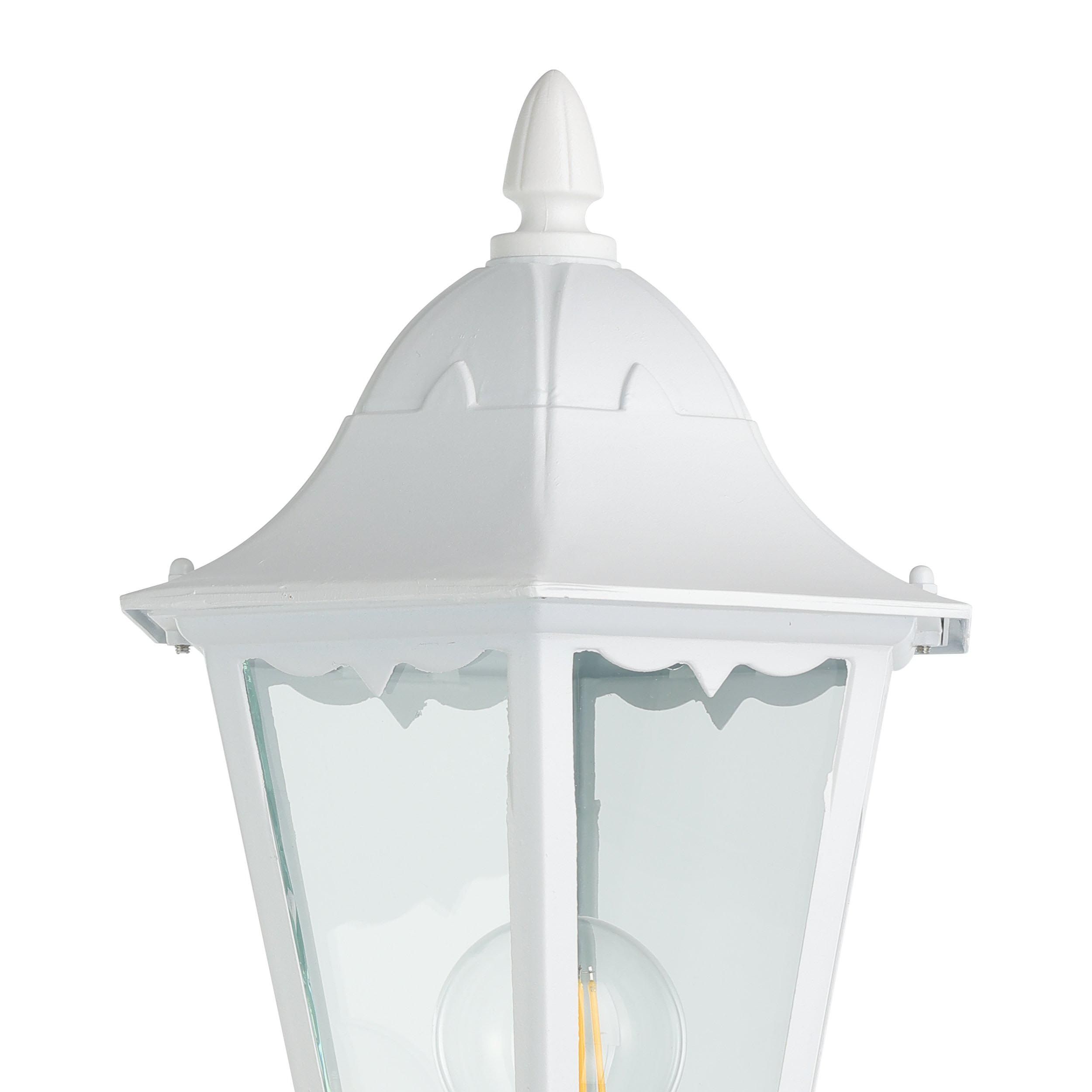 Lampadaire extérieur NAVEDO blanc H120cm