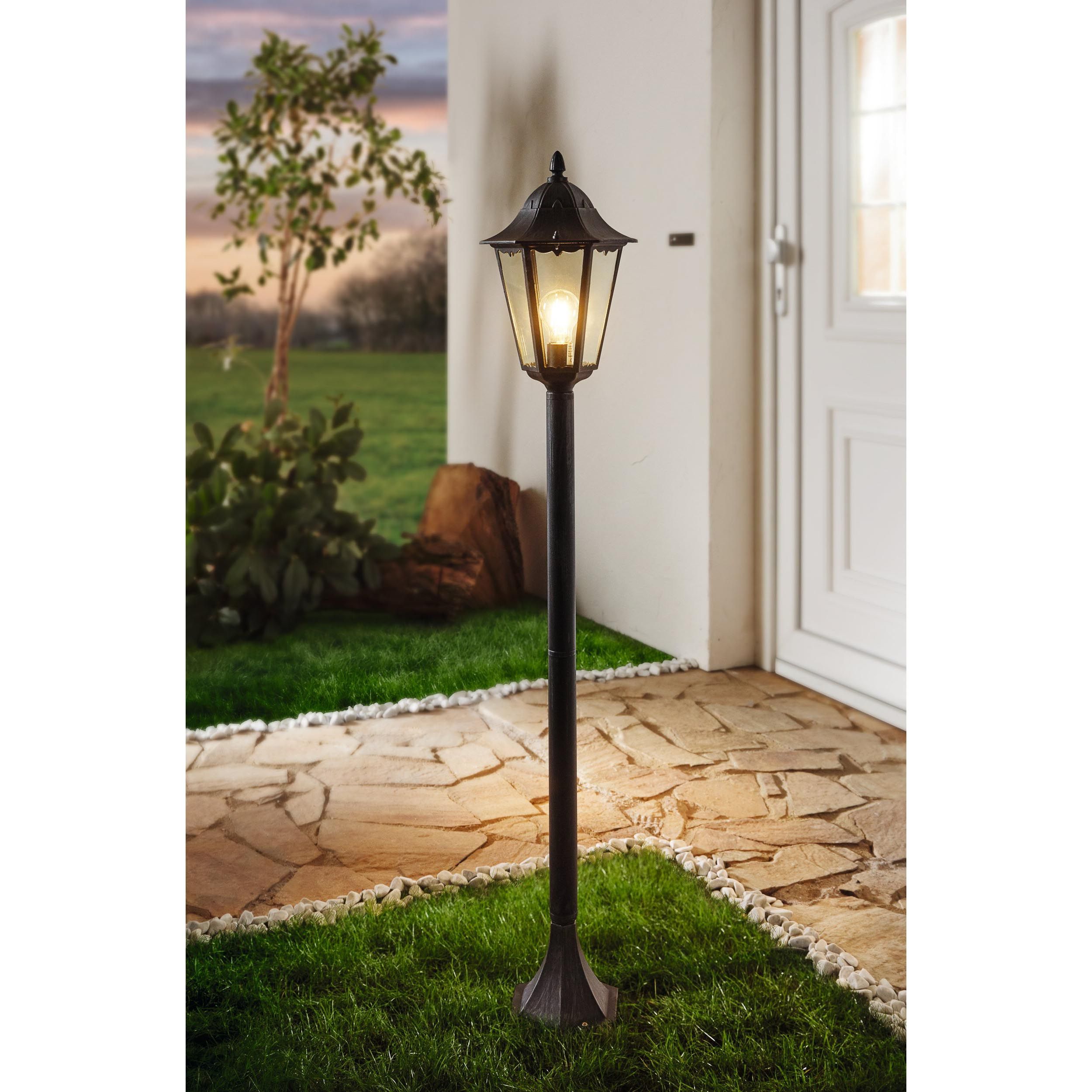 Lampadaire extérieur NAVEDO noir H120cm