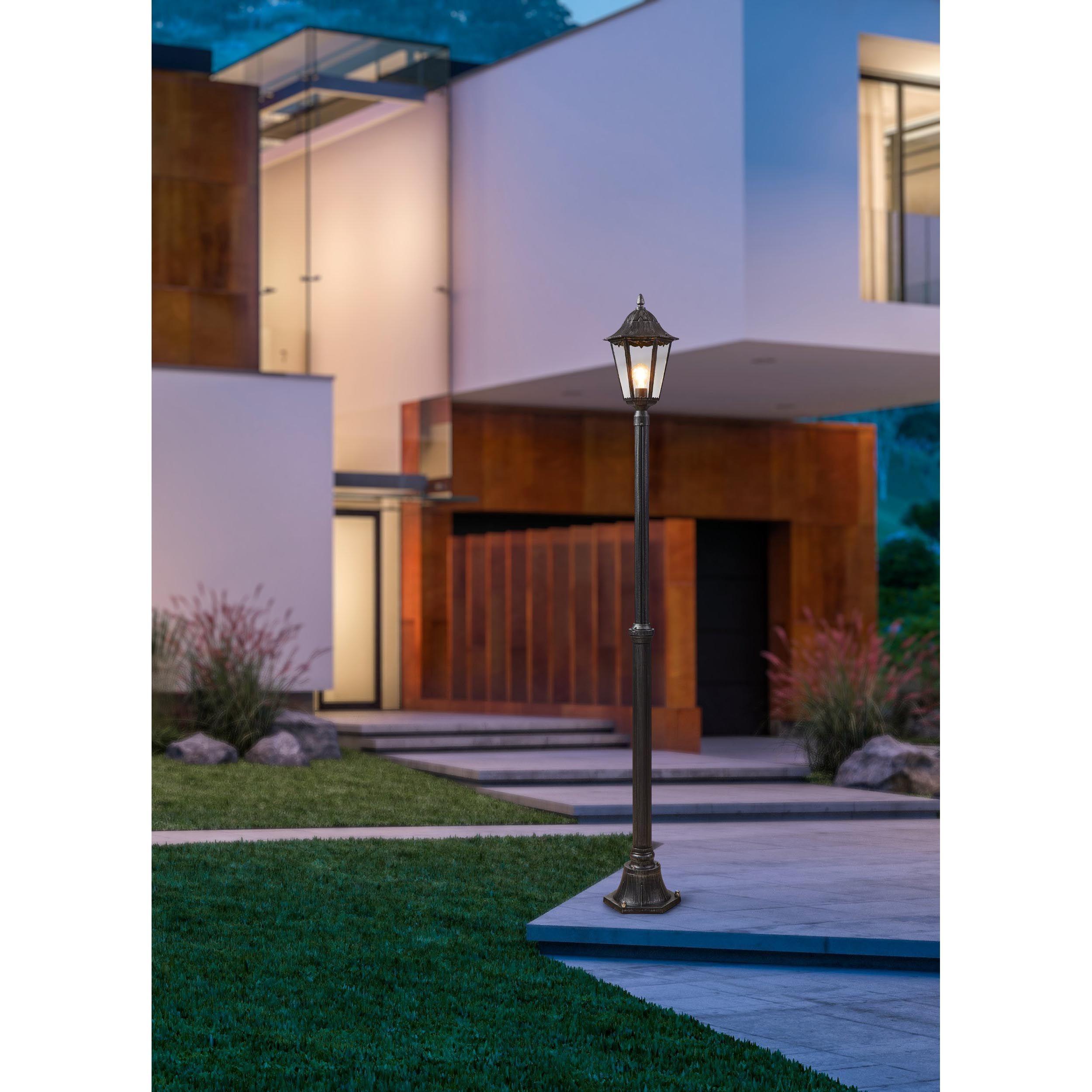 Lampadaire extérieur NAVEDO noir H200cm