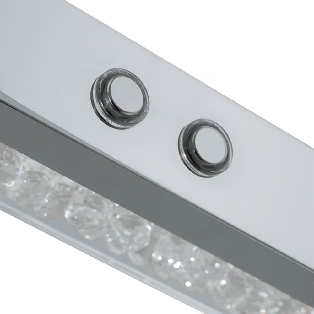 Suspension LED CARDITO 1 argenté L110cm