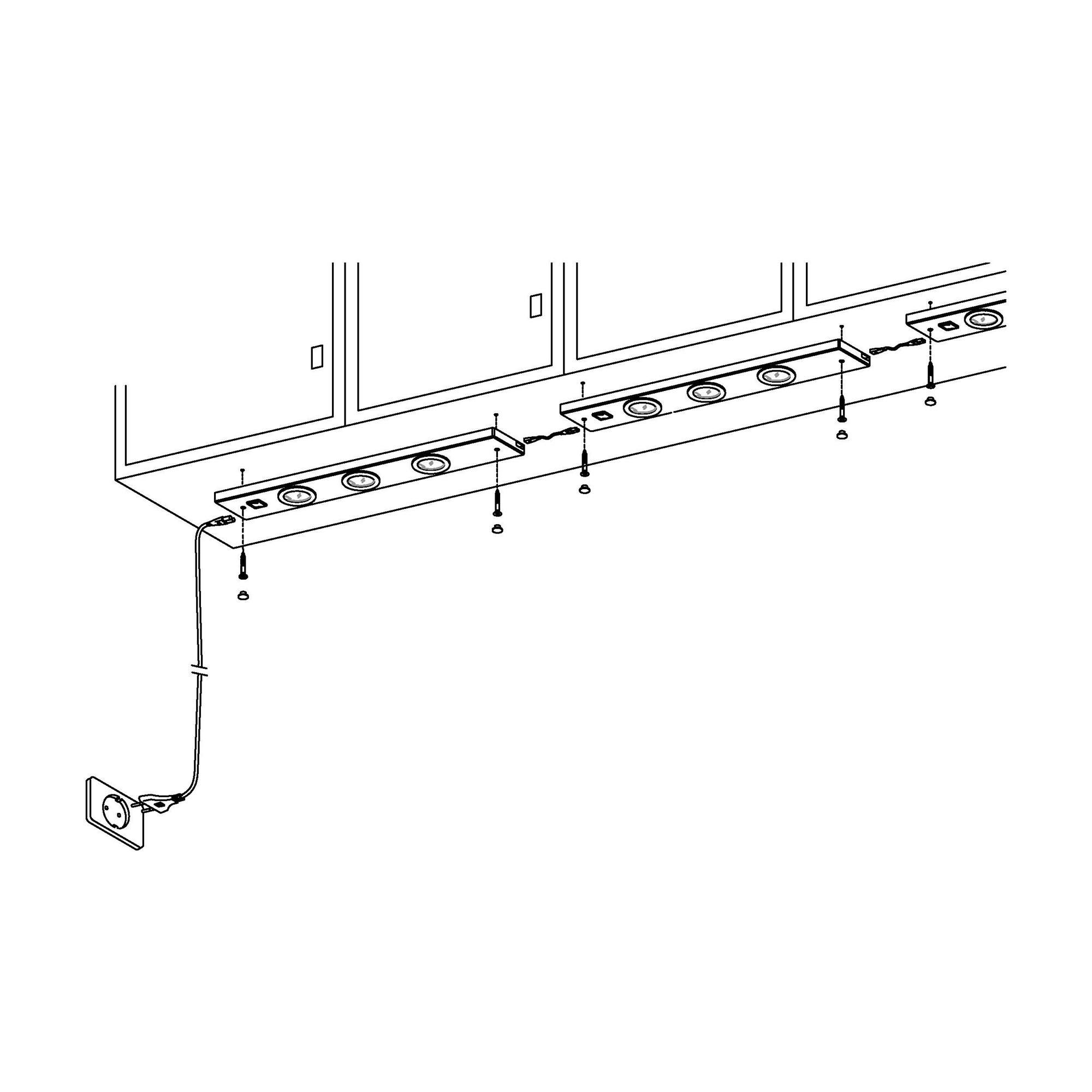 Plafonnier LED KOB LED blanc Ø16cm