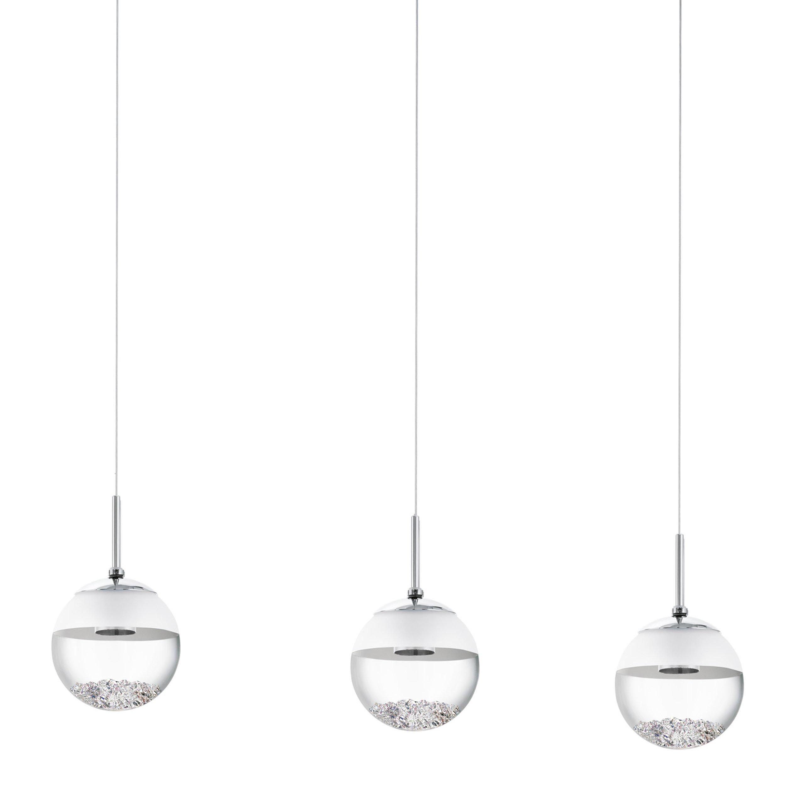 Suspension MONTEFIO 1 argenté L87cm