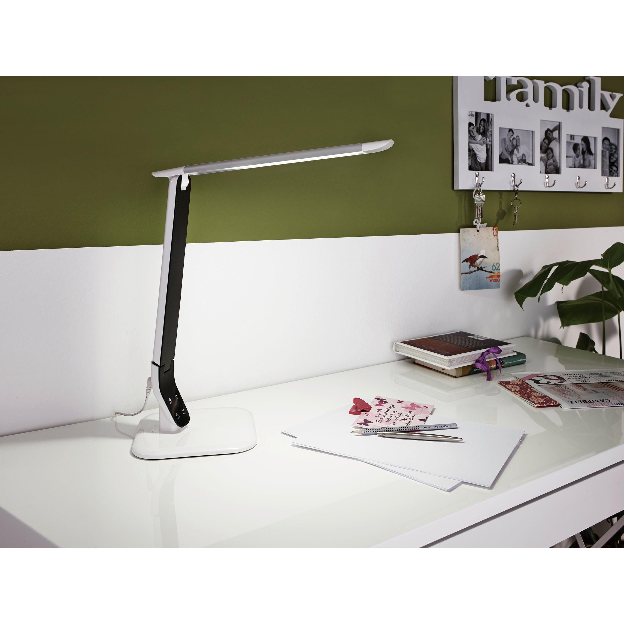 Lampe LED SELLANO blanc H42cm
