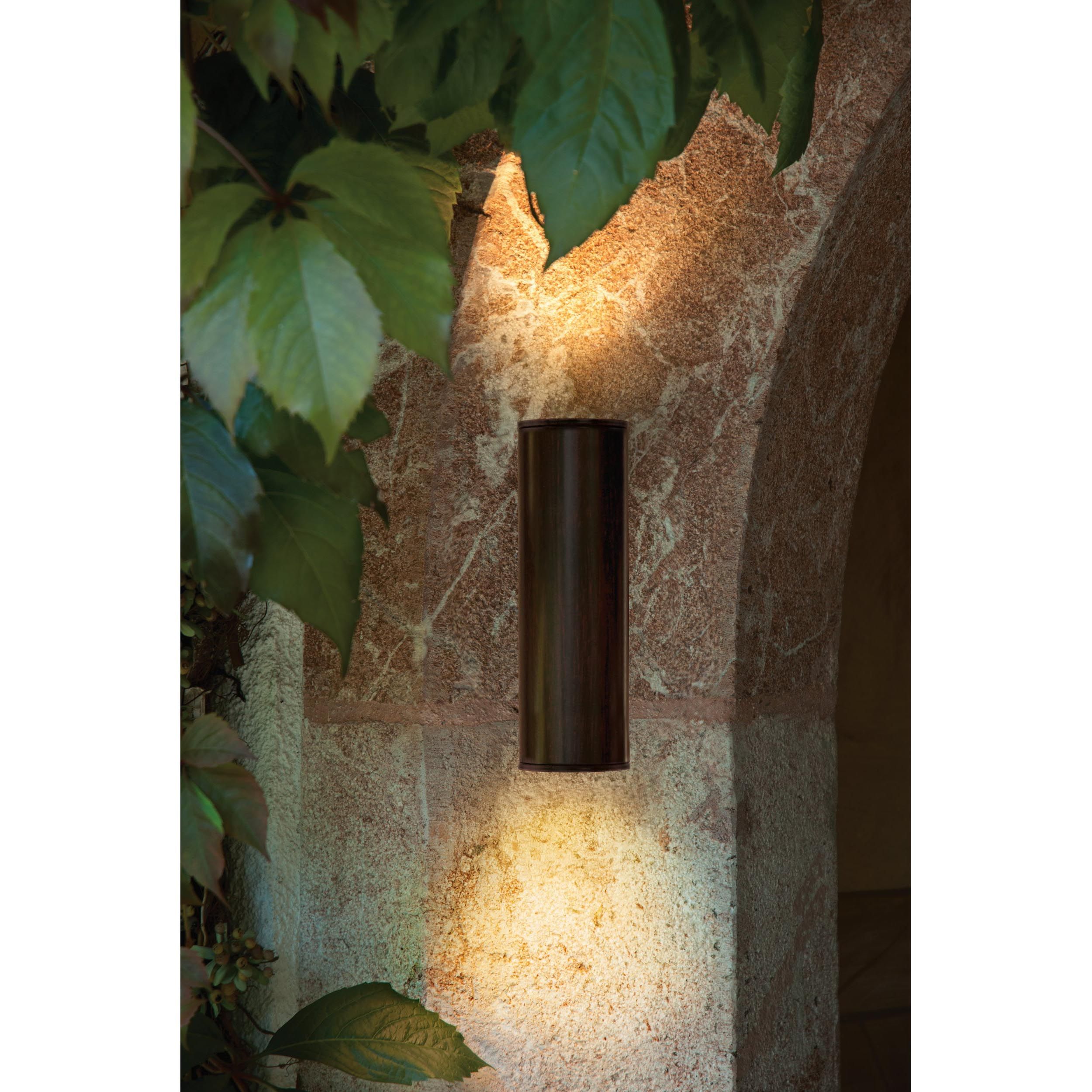 Applique extérieure RIGA marron H20cm