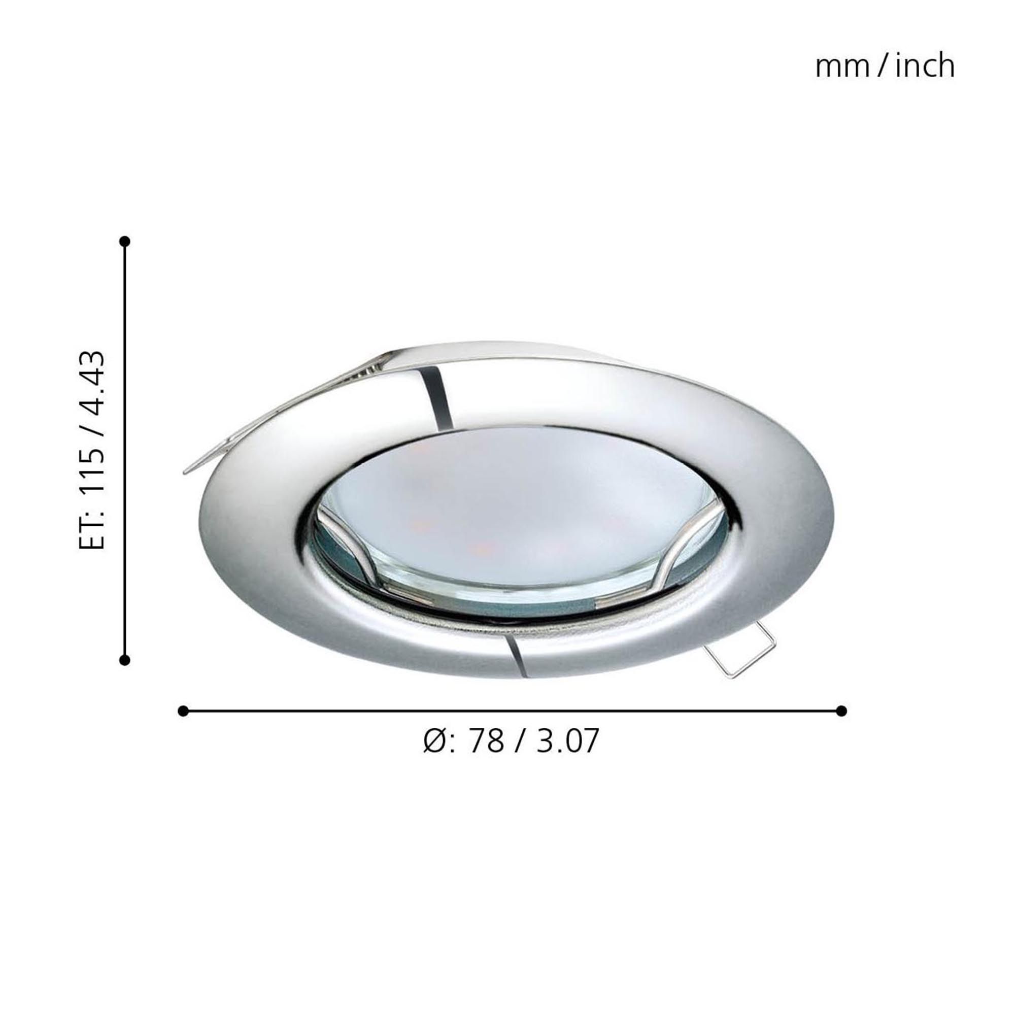 Spot PENETO chrome Ø7,8cm