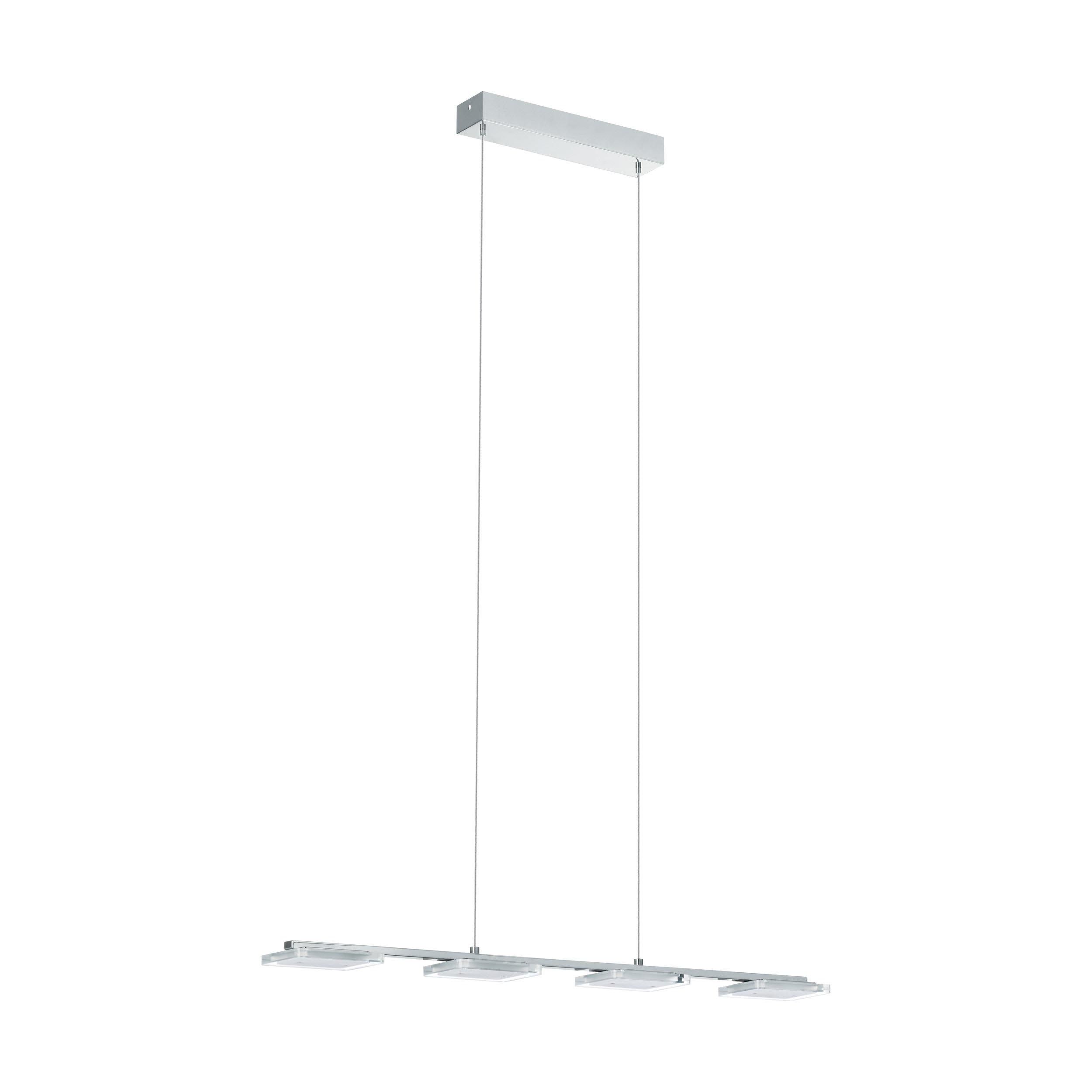Suspension LED CARTAMA argenté L78cm