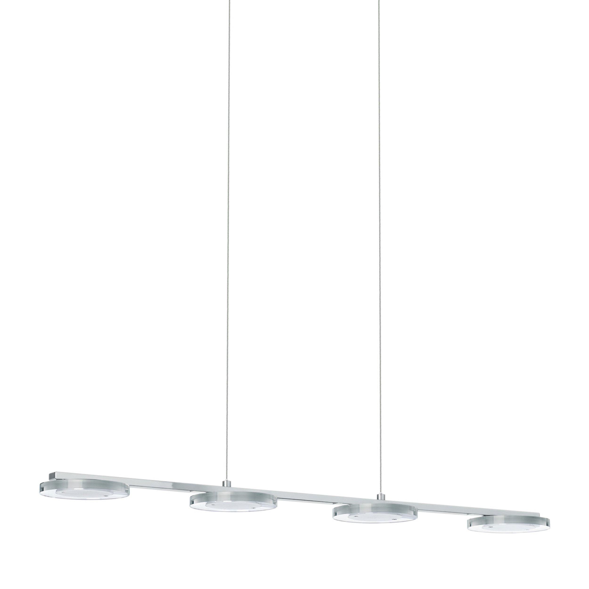 Suspension LED CARTAMA argenté L77,5cm
