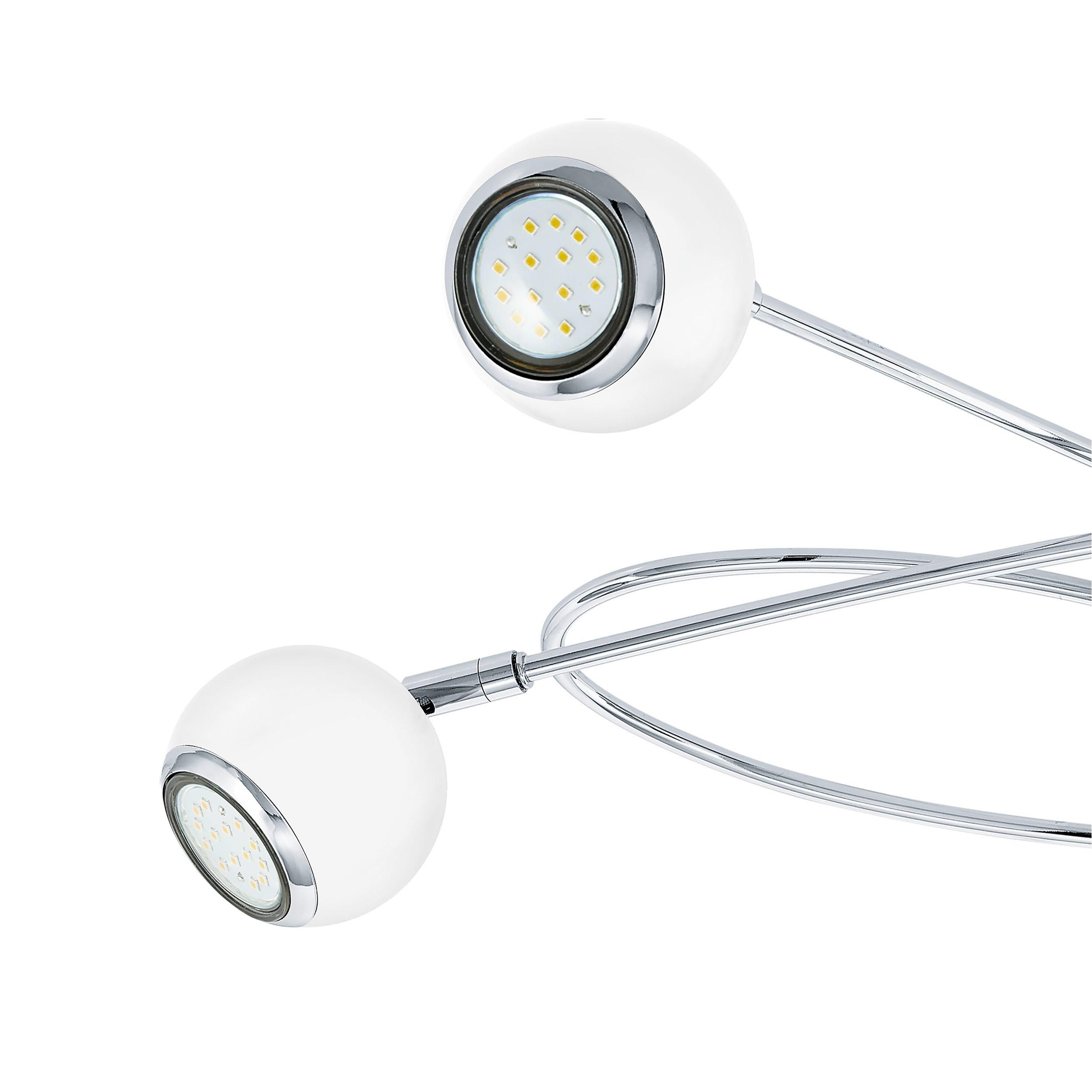 Suspension LED CARTAMA argenté L70cm