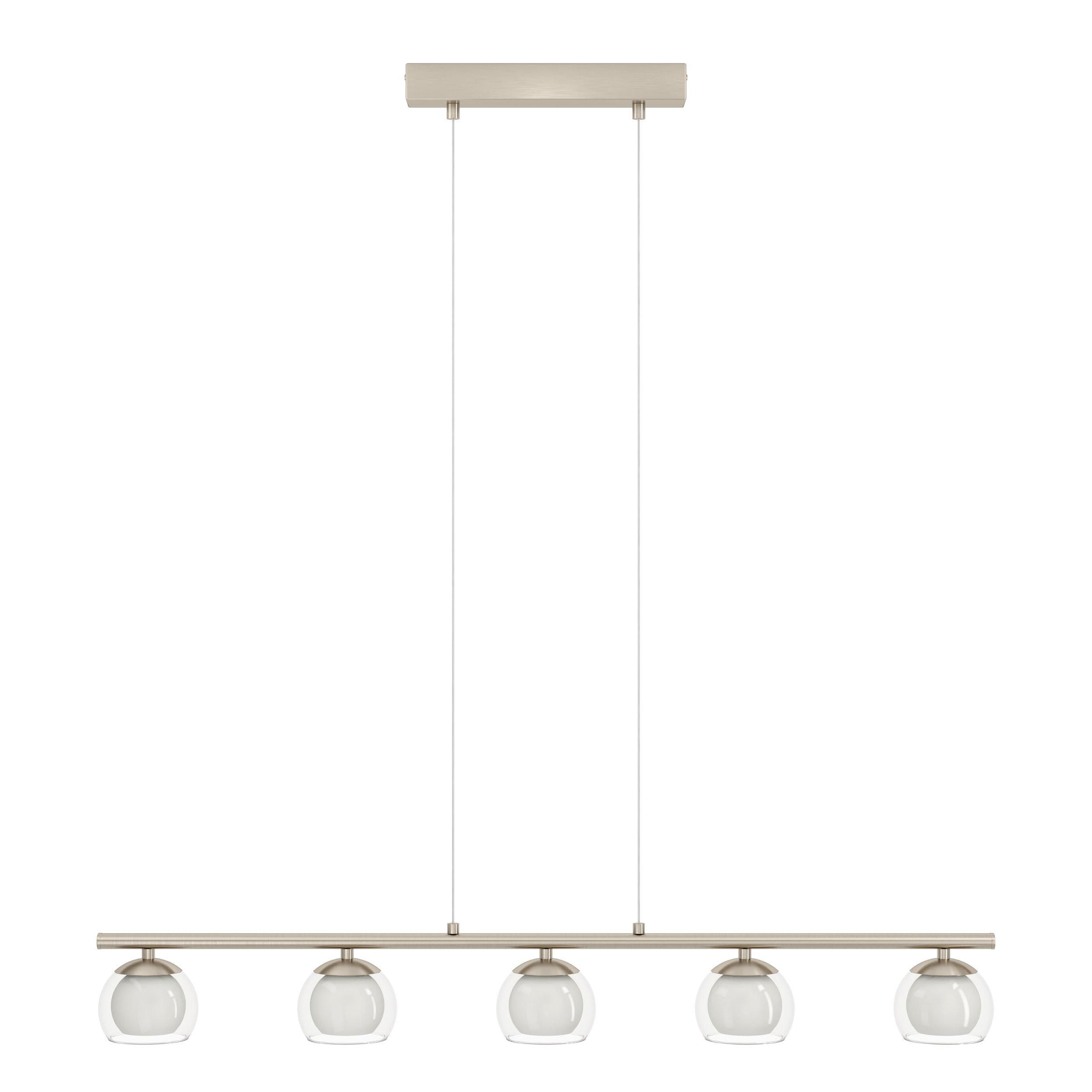 Suspension LED CARTAMA argenté L90cm