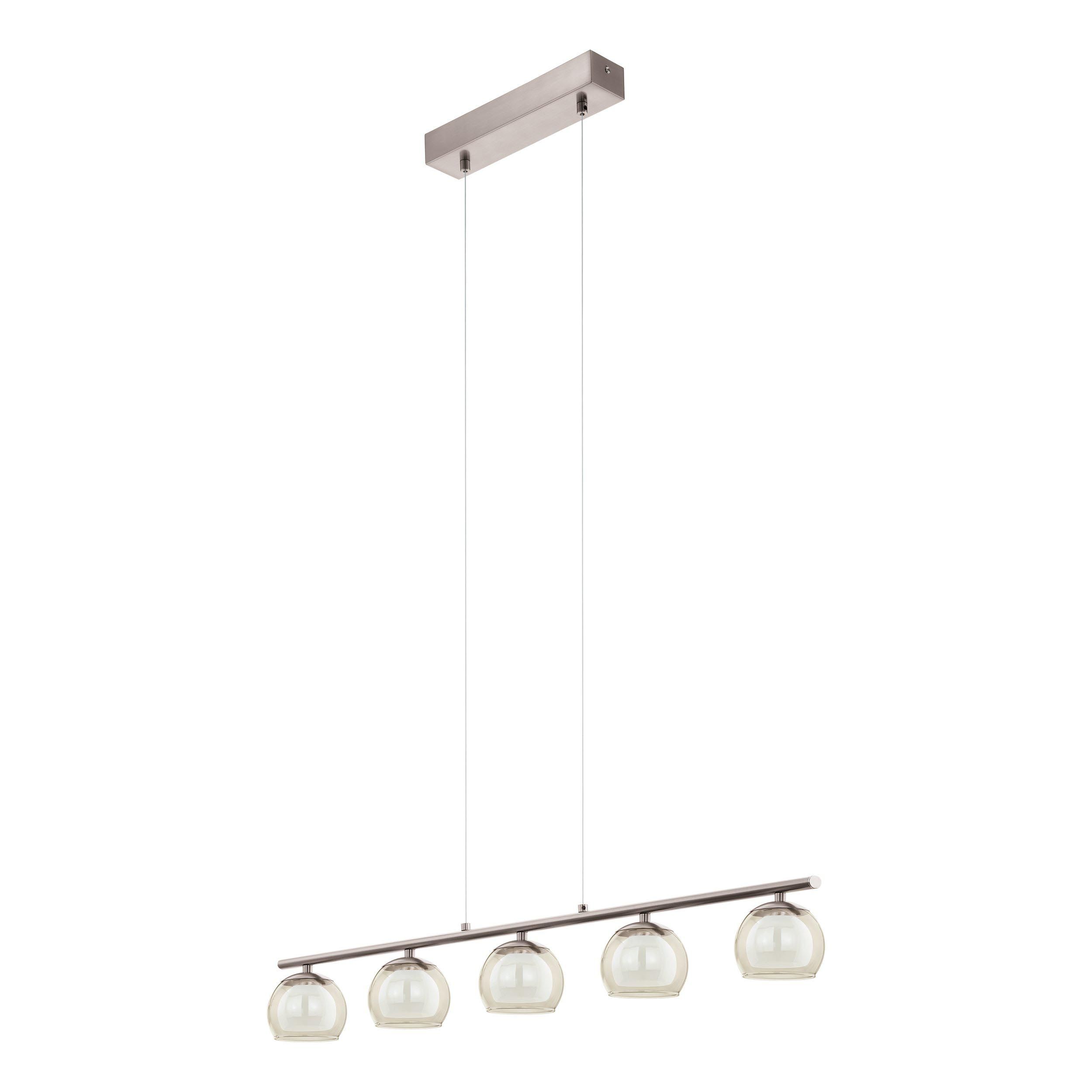 Suspension LED CARTAMA argenté L90cm