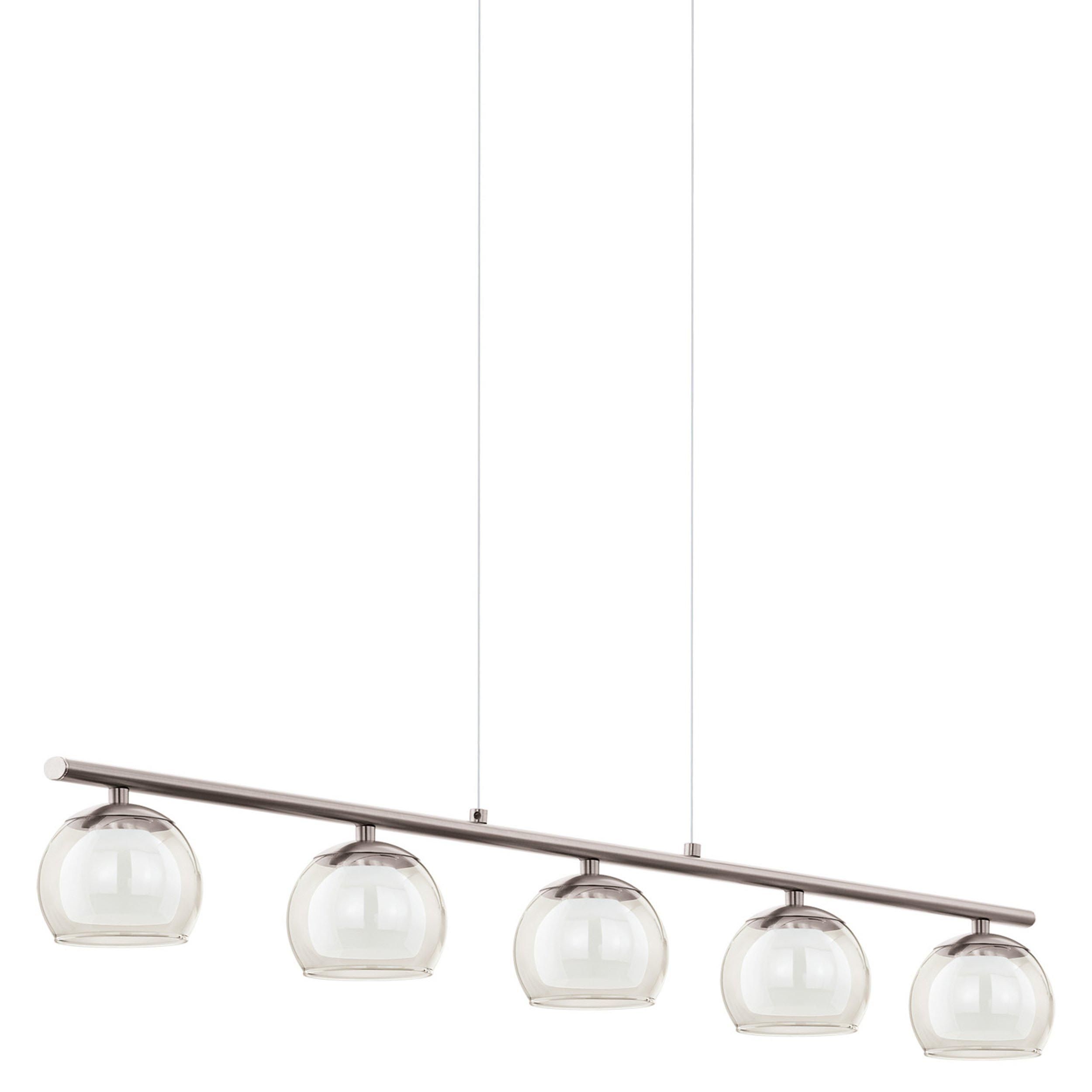 Suspension LED CARTAMA argenté L90cm