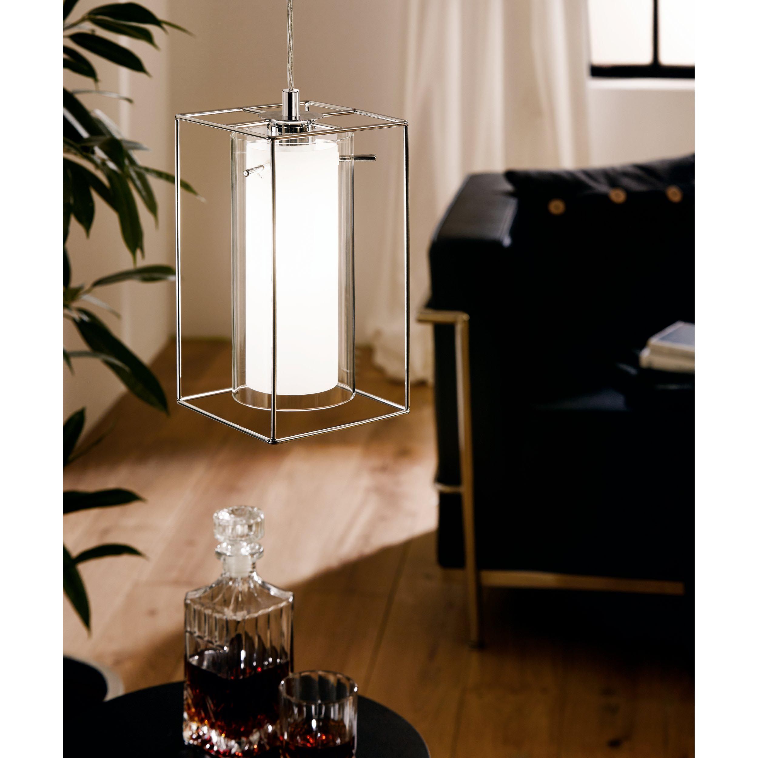 Suspension LONCINO blanc Ø15cm