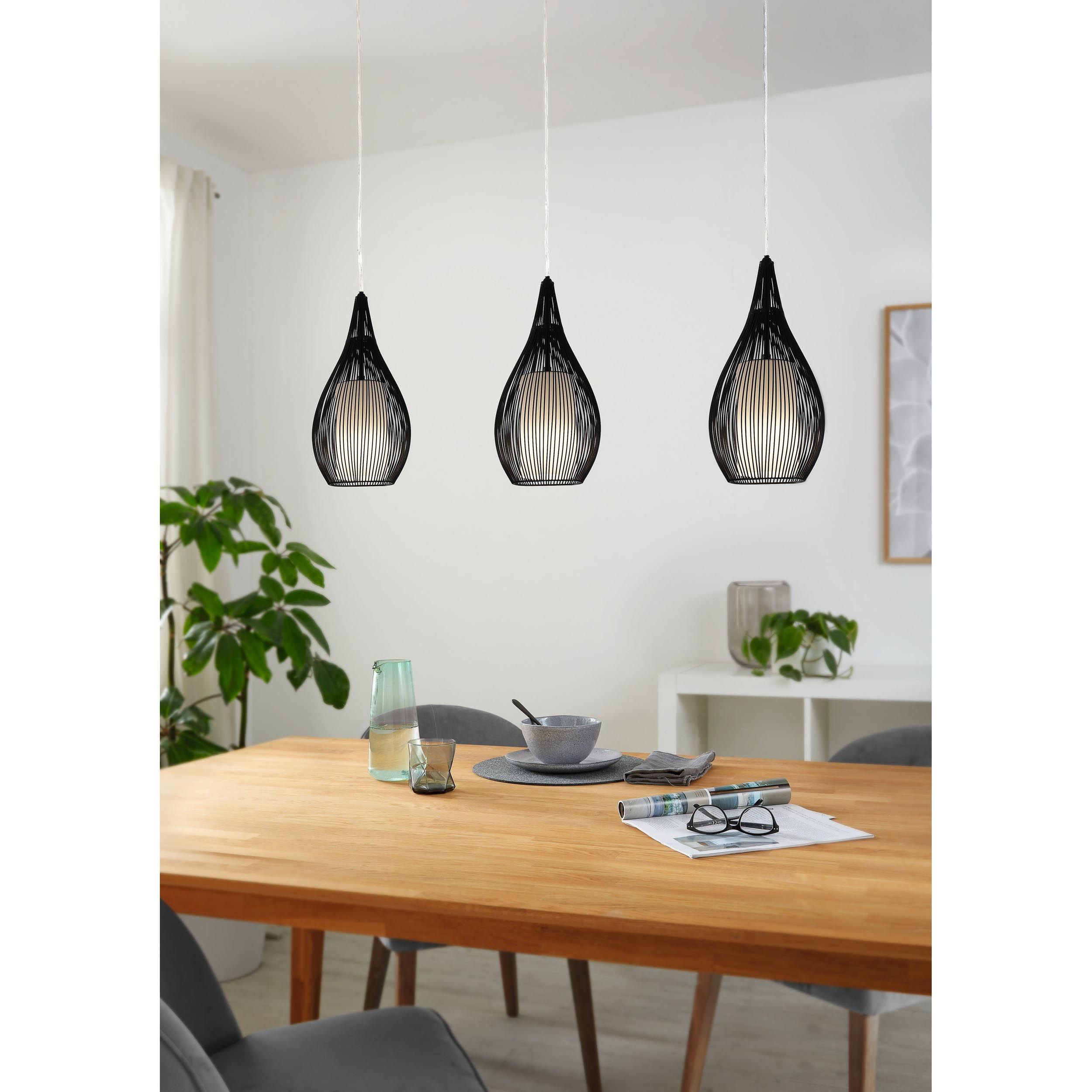 Suspension RAZONI noir L99cm