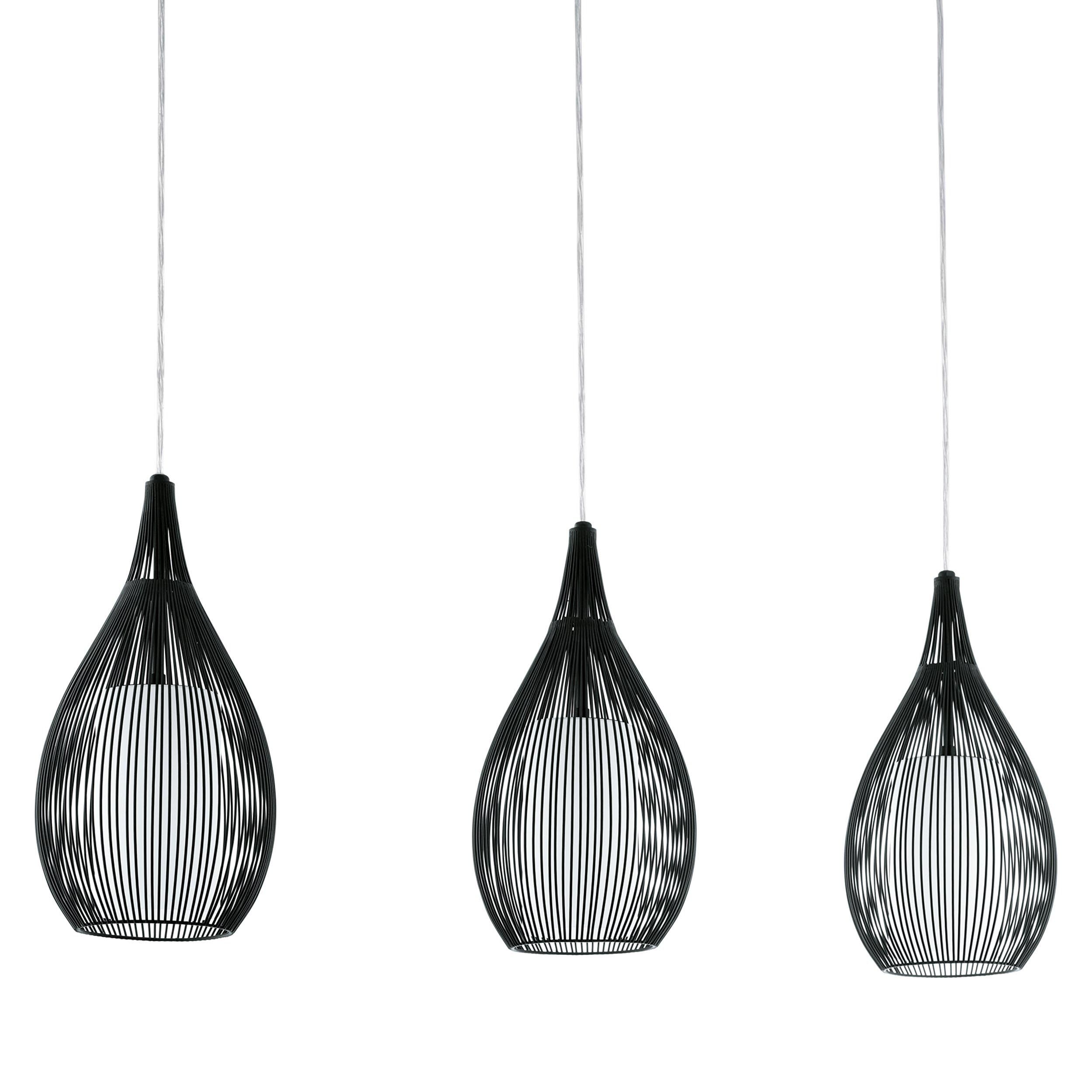 Suspension RAZONI noir L99cm