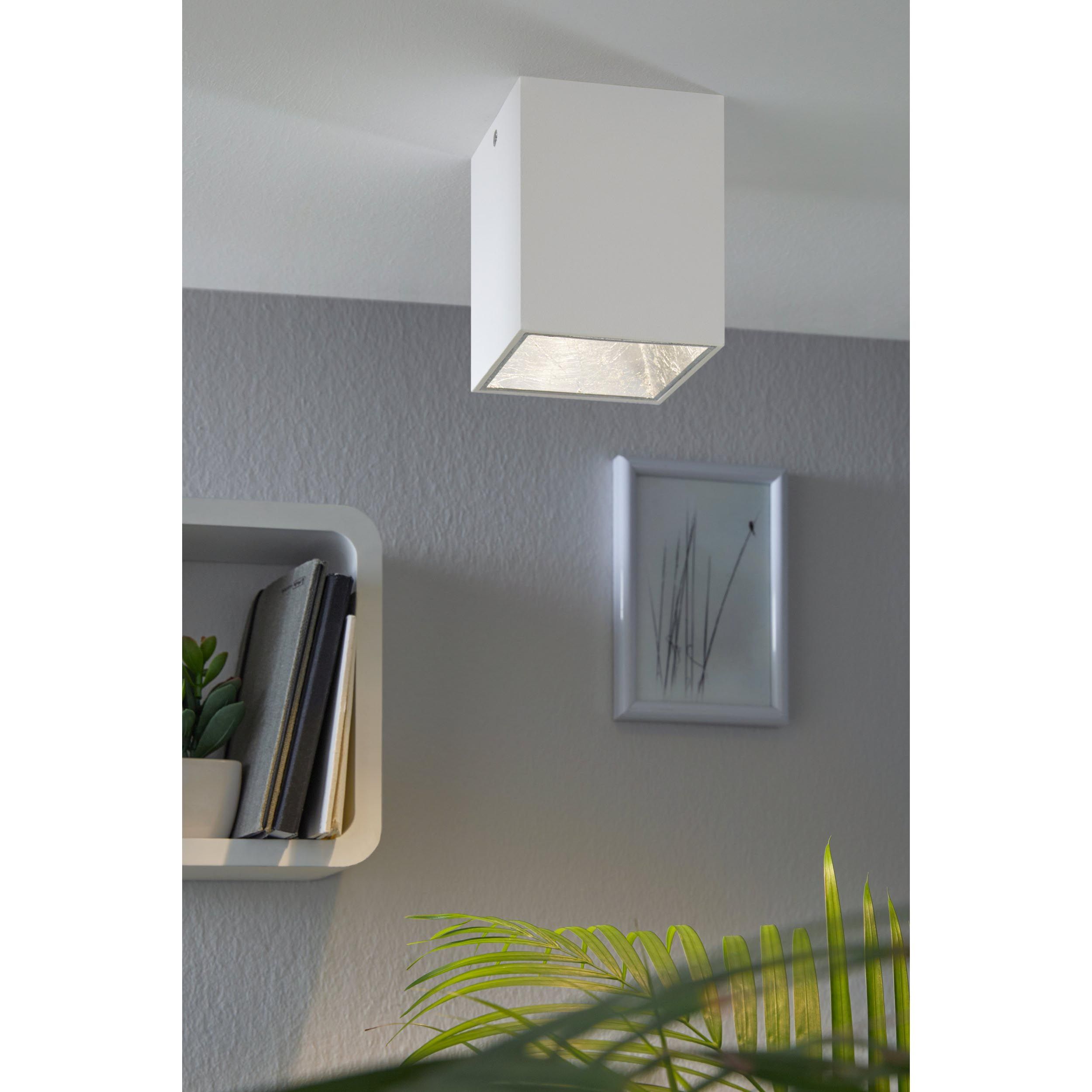 Plafonnier LED POLASSO blanc H12cm