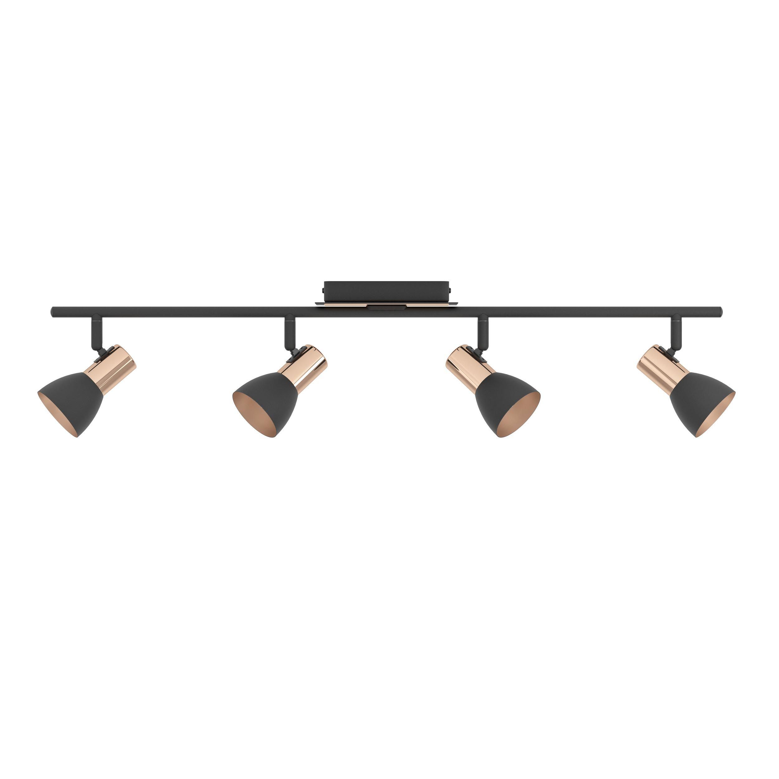 Réglette BARNHAM noir L78cm