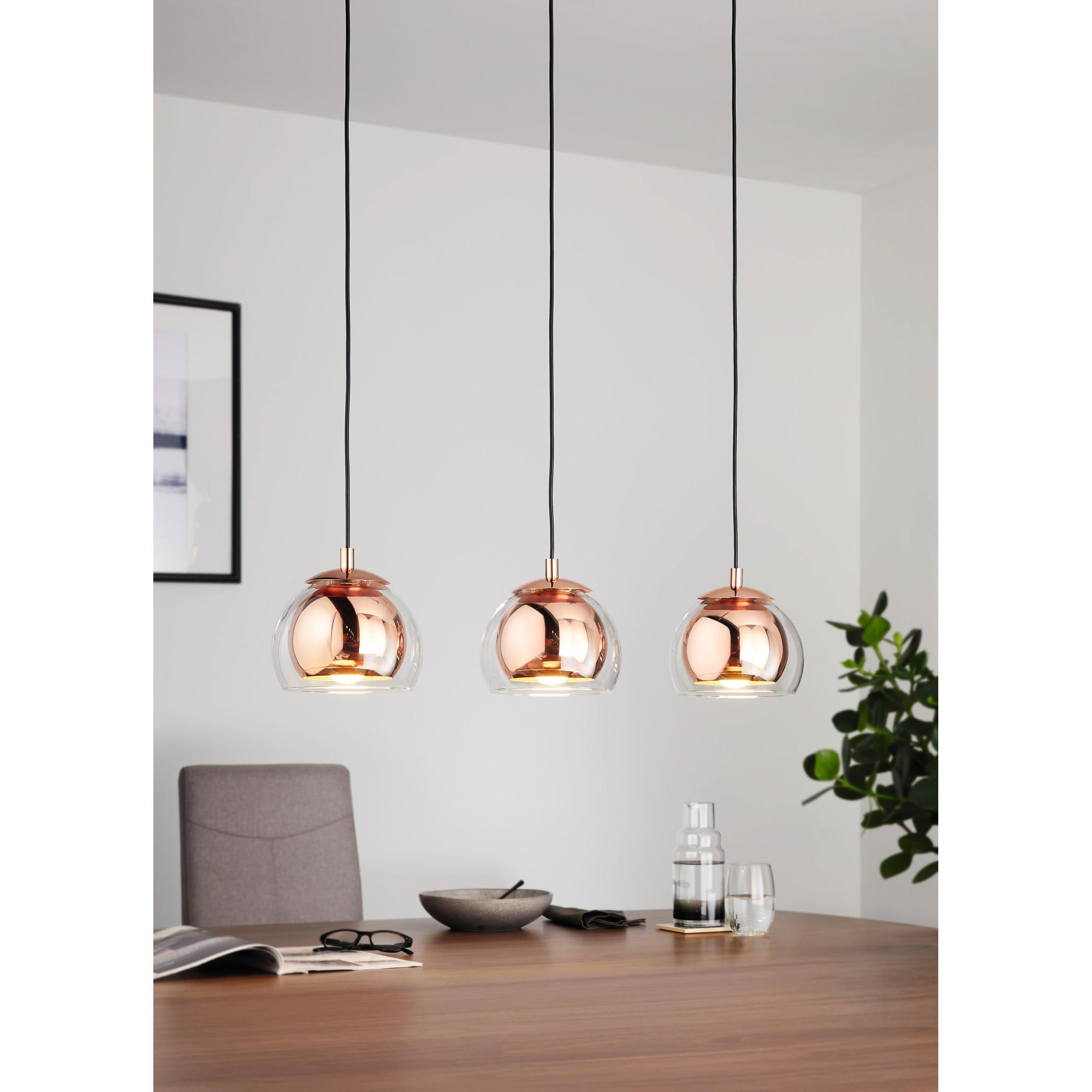 Suspension ROCAMAR cuivre L78cm