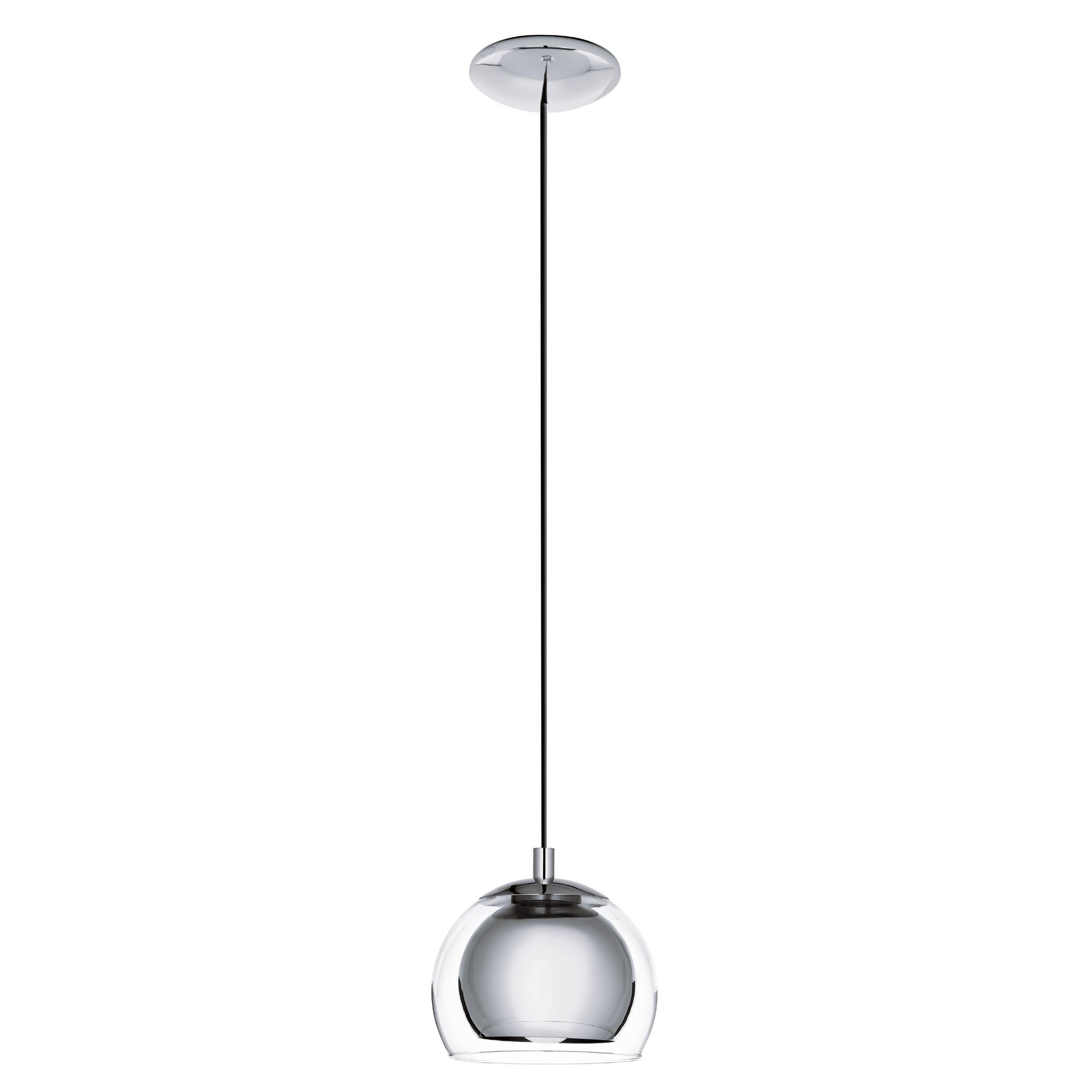 Suspension ROCAMAR argenté Ø19cm