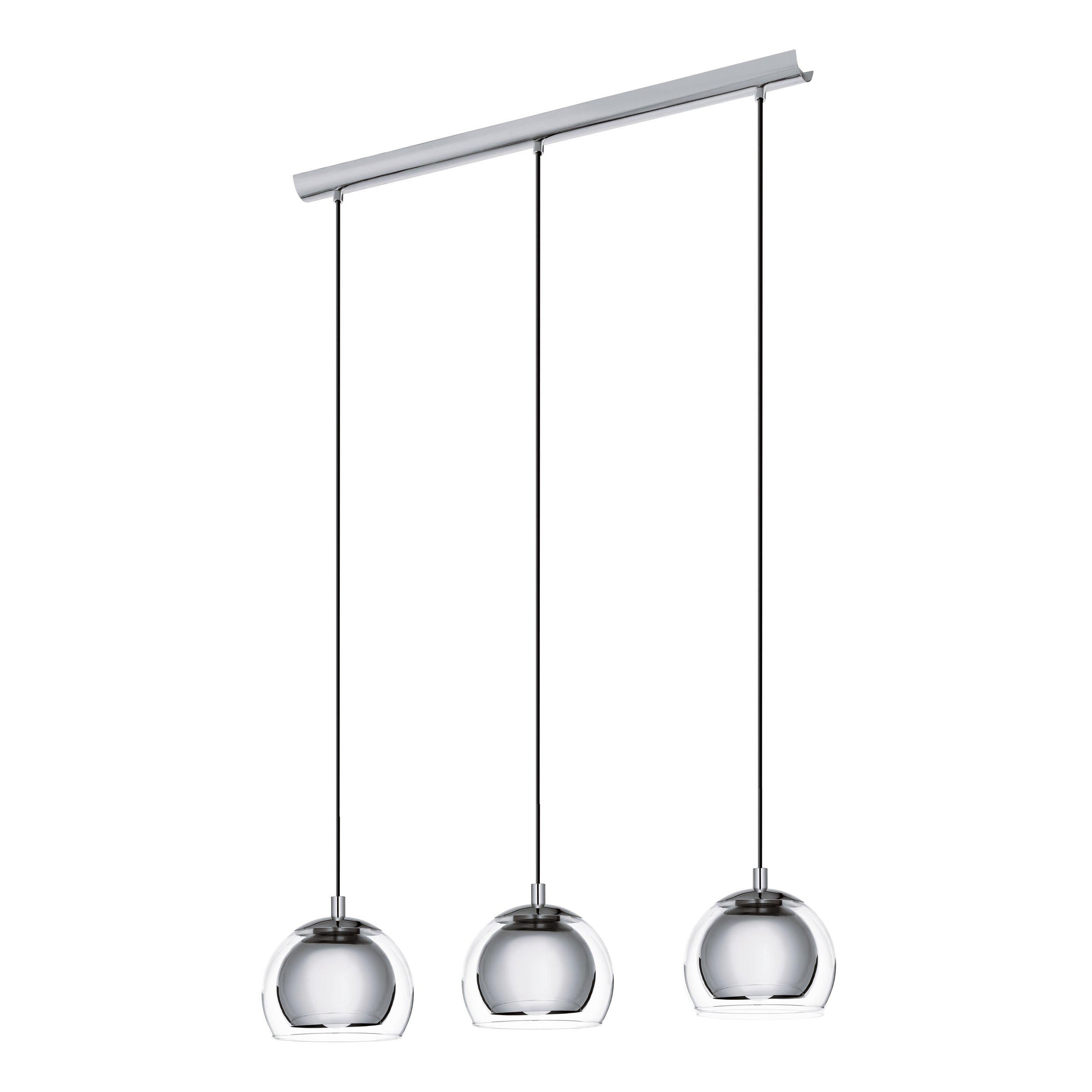 Suspension ROCAMAR argenté L78cm