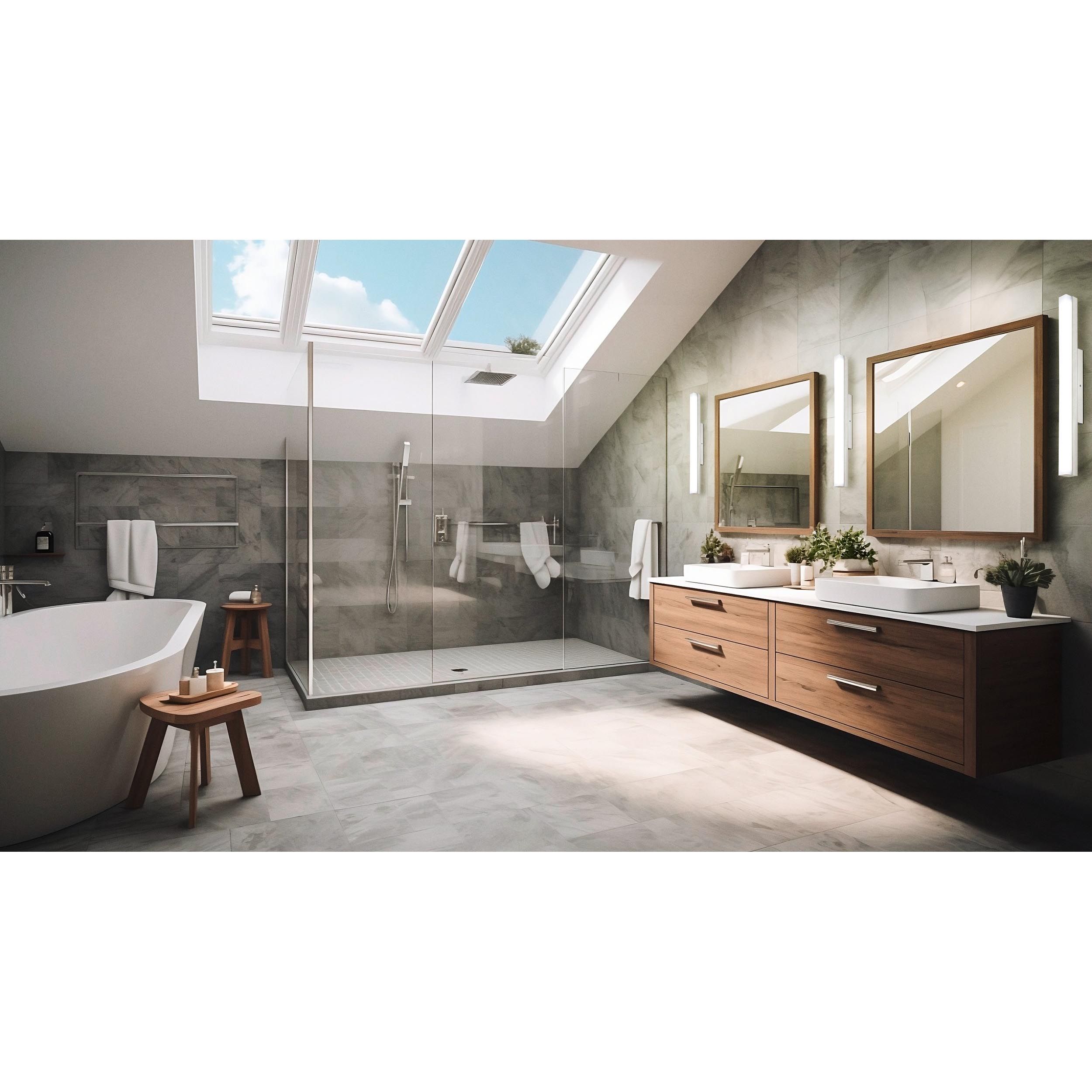 Applique murale en métal argenté TORRETTA LED INT 13W