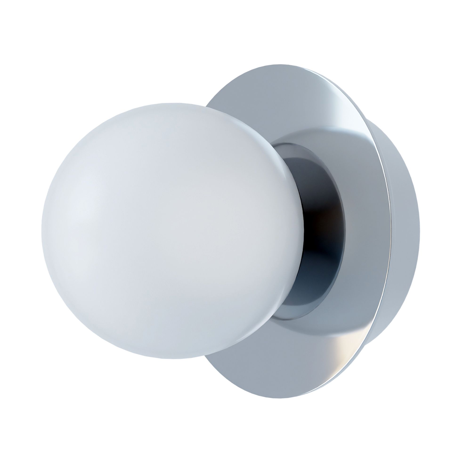 Plafonnier LED MOSIANO argenté Ø11cm