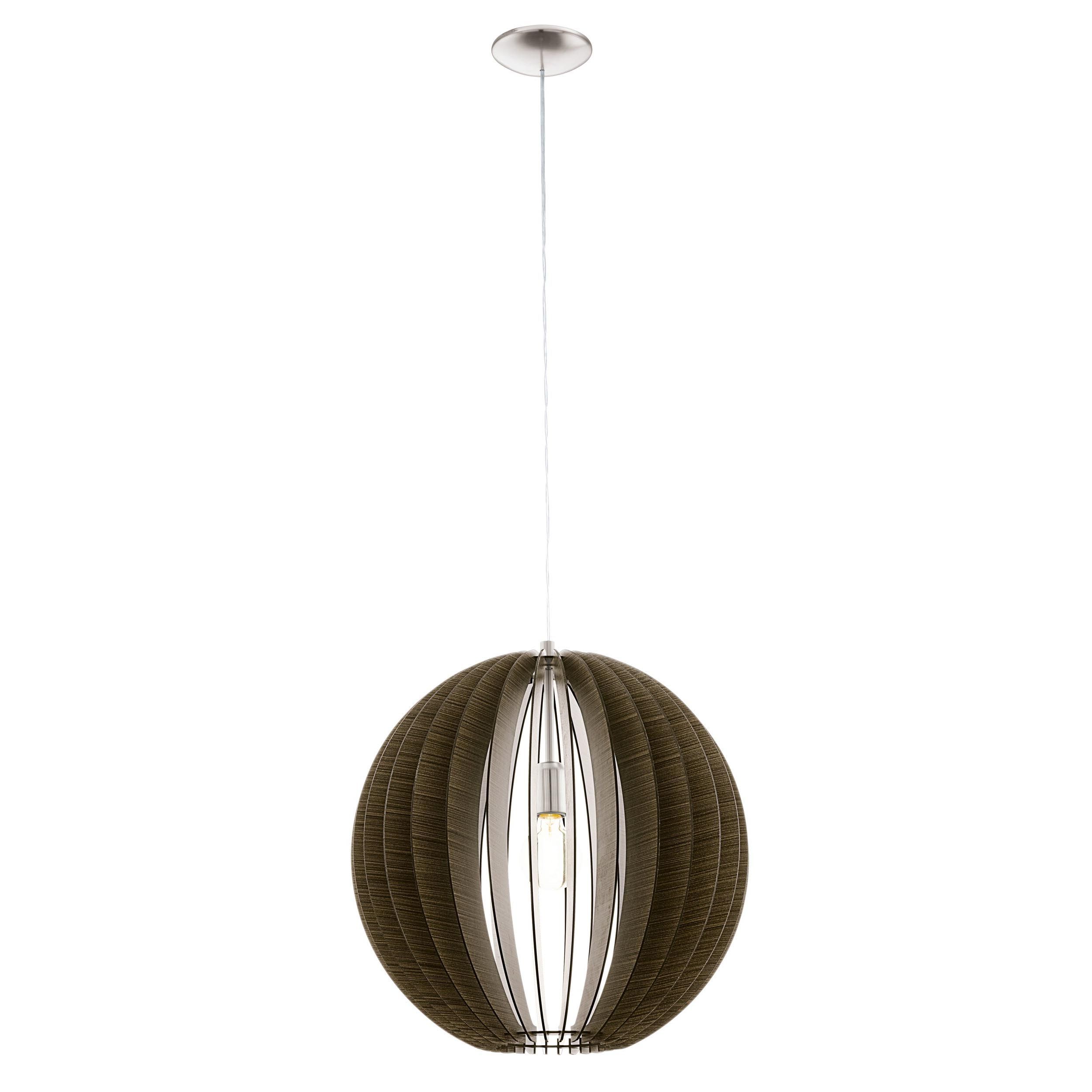 Suspension COSSANO bois/marron Ø50cm