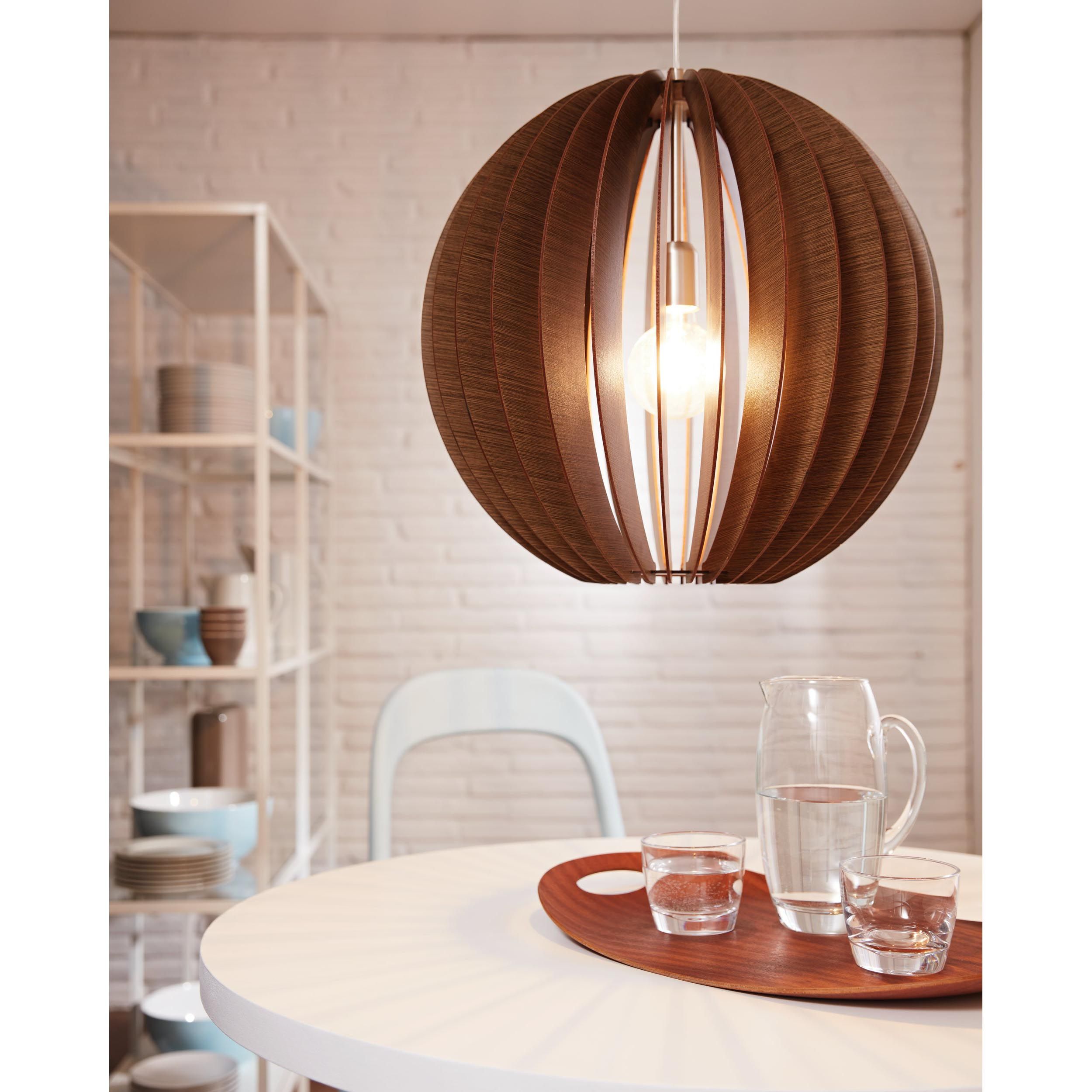 Suspension COSSANO bois/marron Ø50cm