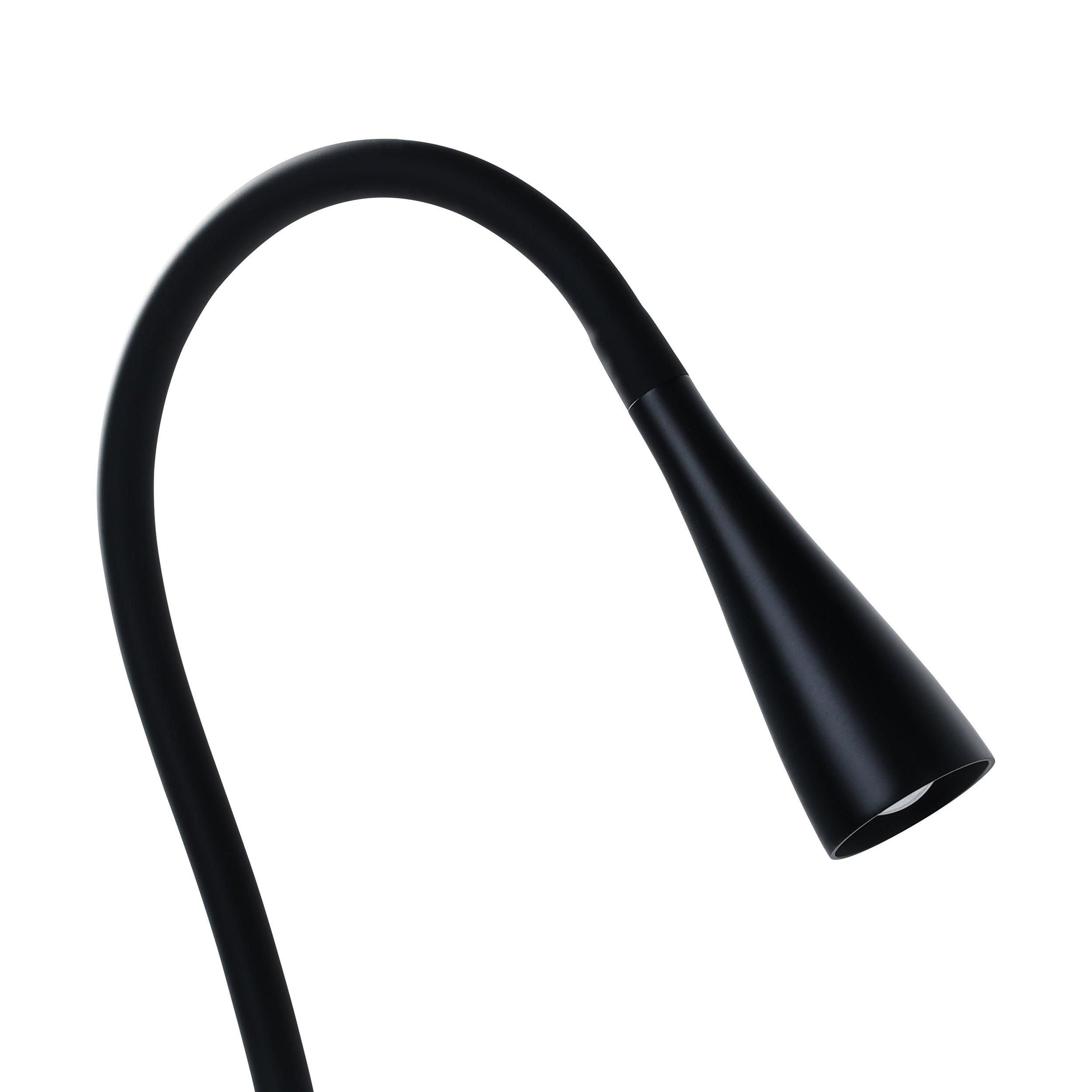 Lampe de bureau plastique noir SNAPORA LED INT 2X3W