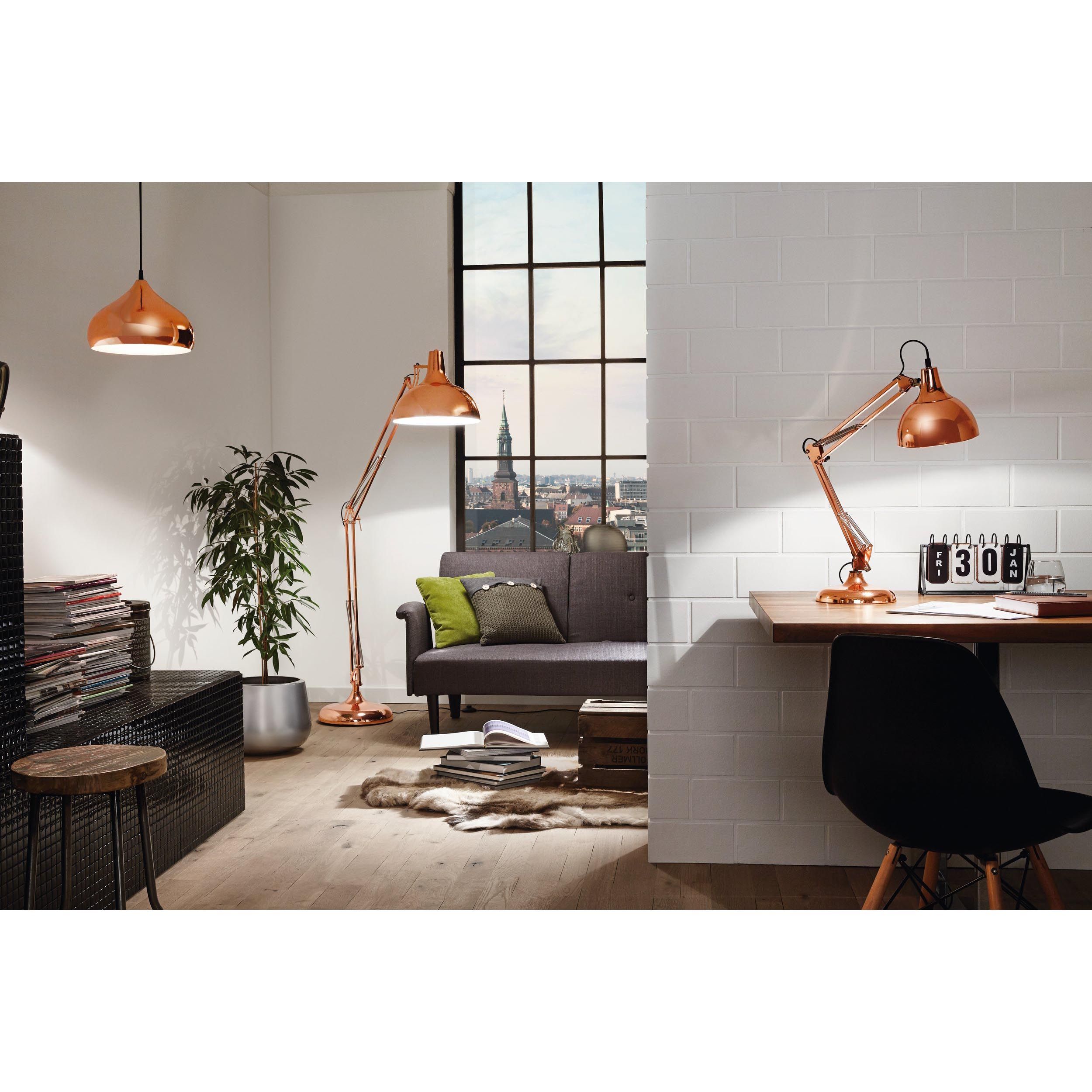 Lampadaire BORGILLO cuivre H190m