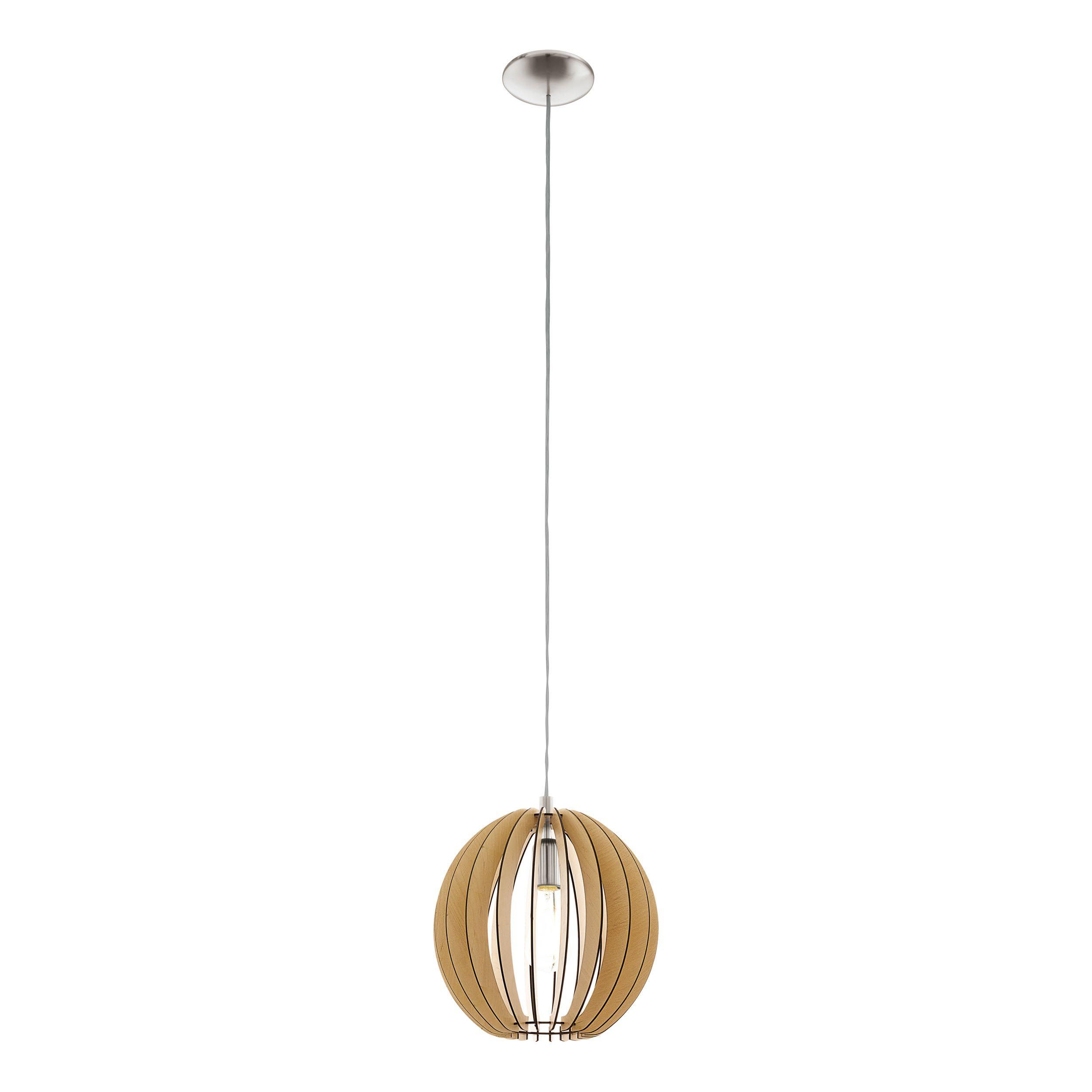 Suspension COSSANO bois/naturel Ø30cm