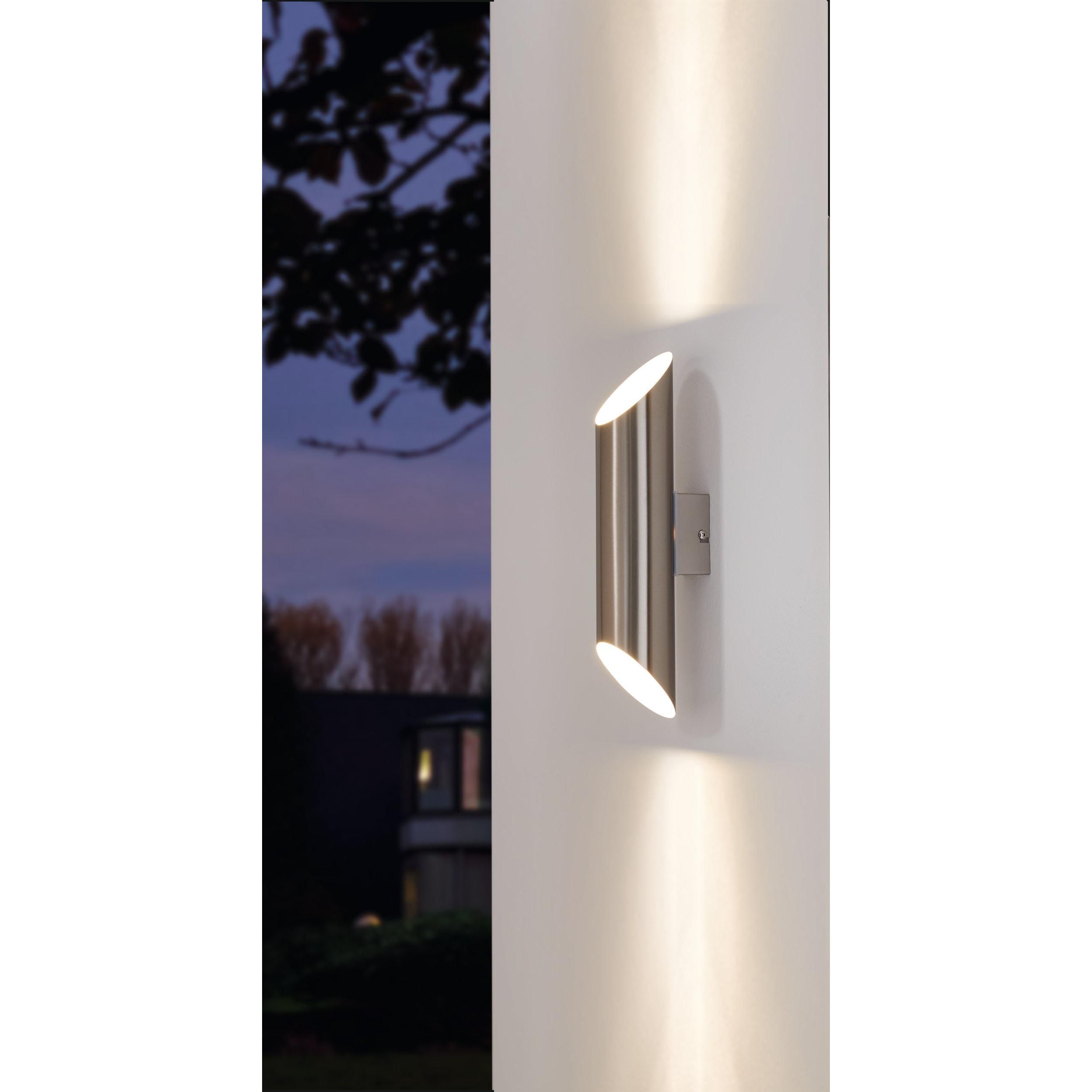 Applique extérieure LED AGOLAD noir H36cm