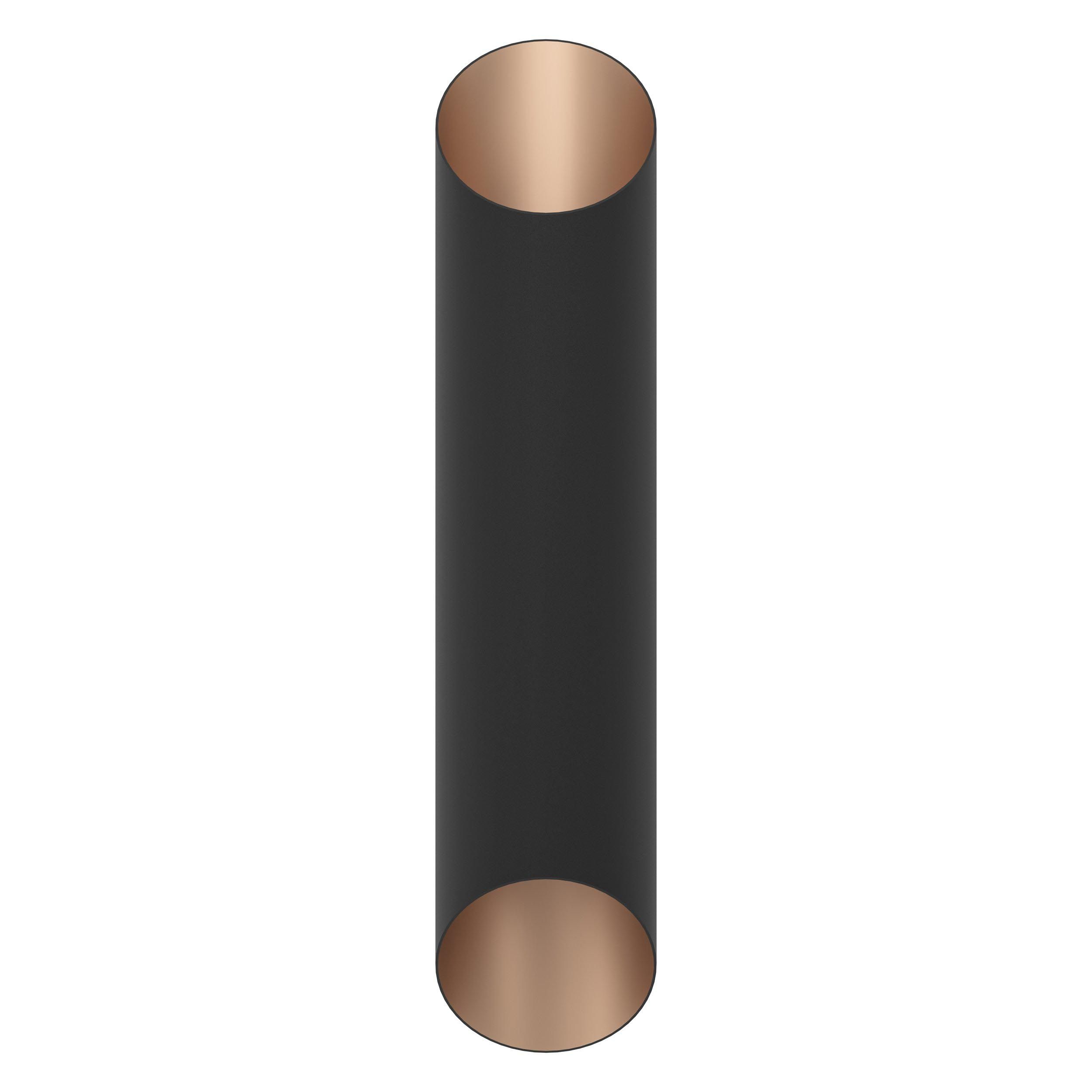 Applique LED AGOLADA noir H36cm