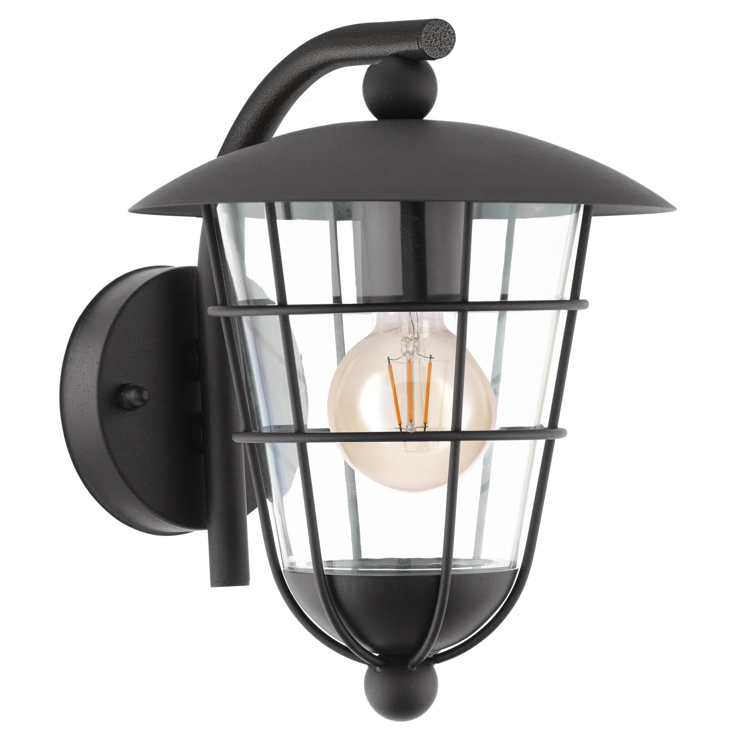 Applique extérieure PULFERO noir H28cm
