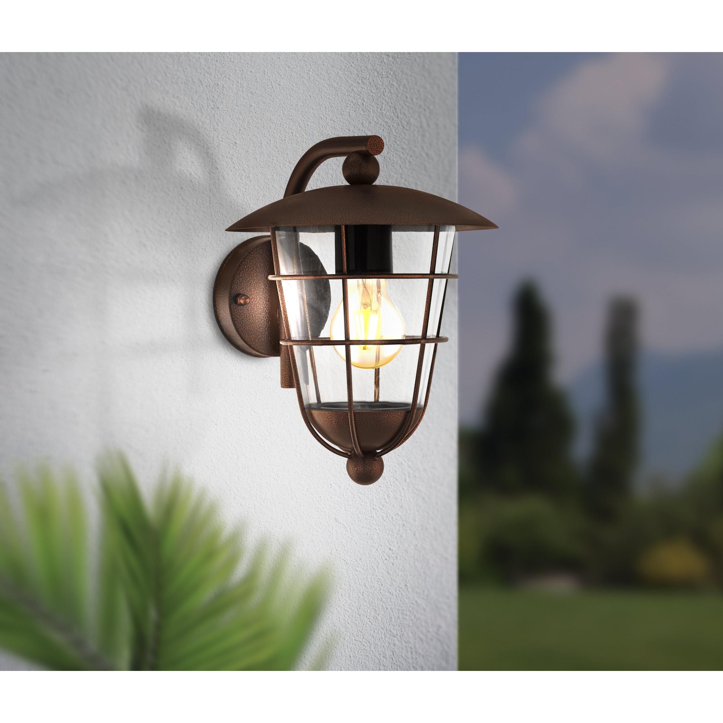 Applique extérieure PULFERO marron L22cm
