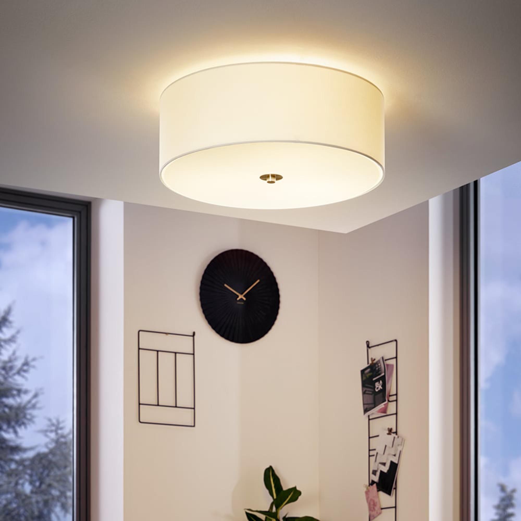 Plafonnier PASTERI blanc Ø47,5cm