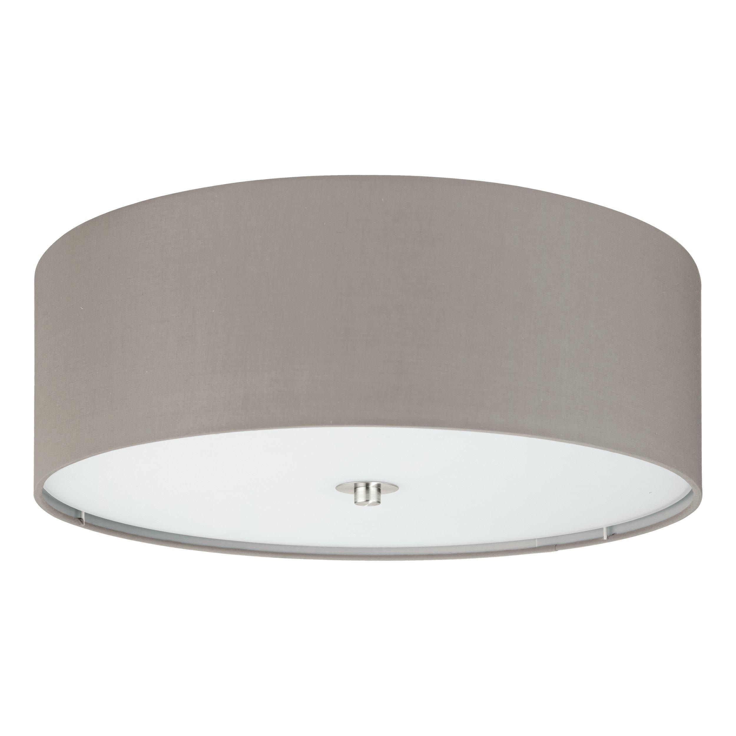 Plafonnier PASTERI taupe Ø47,5cm