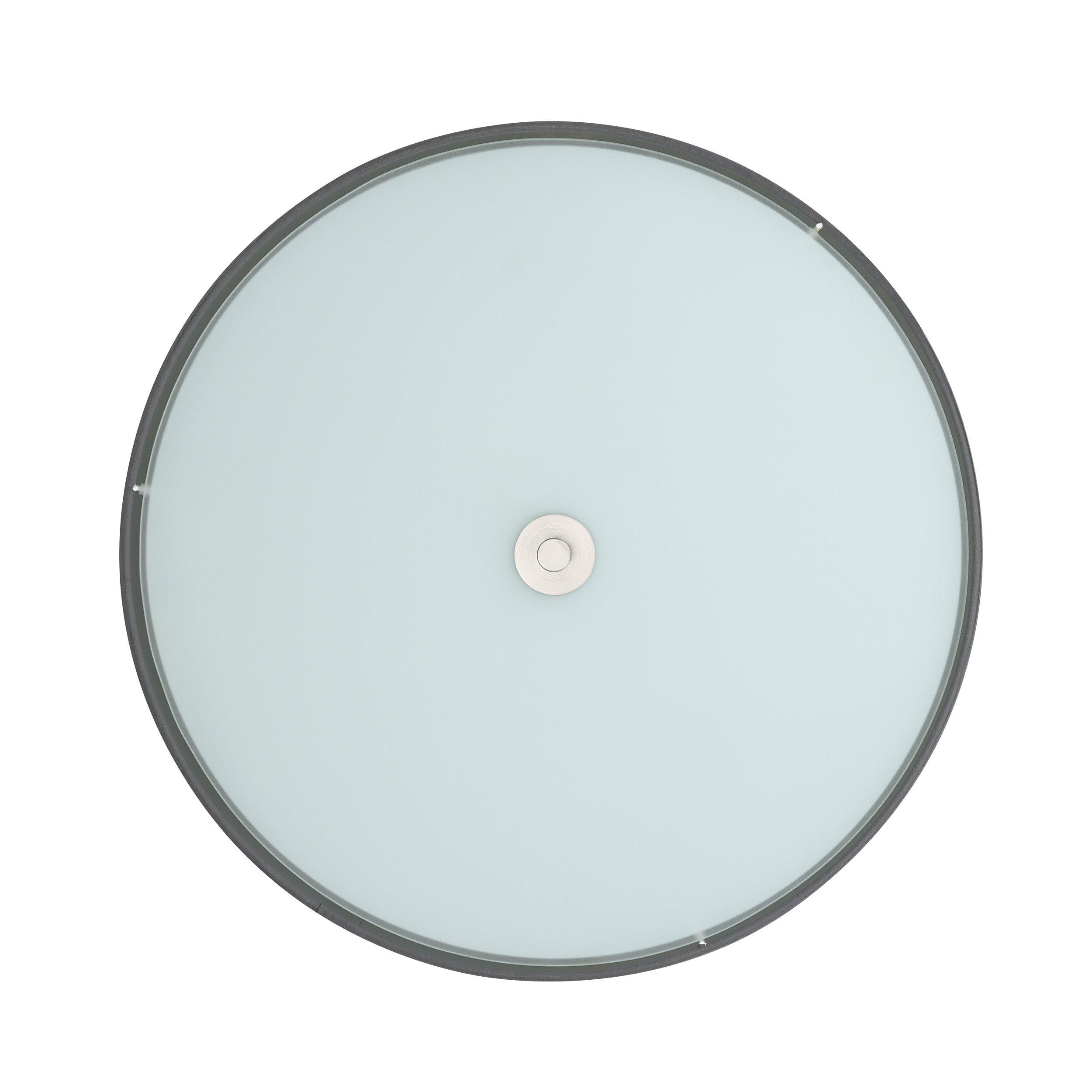 Plafonnier PASTERI gris Ø47,5cm