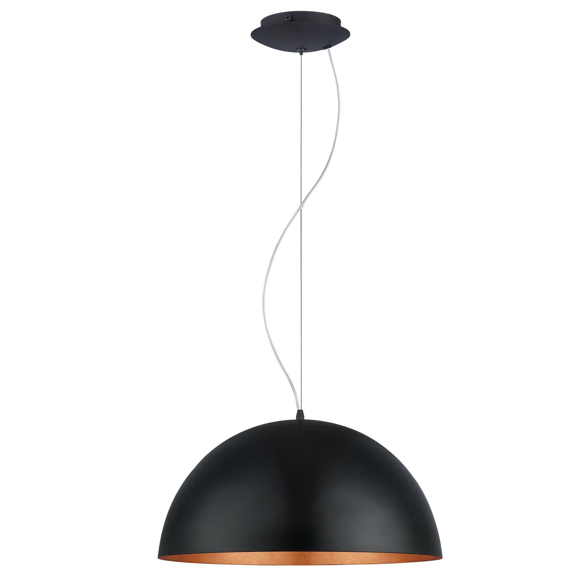 Suspension GAETANO 1 noir Ø53cm