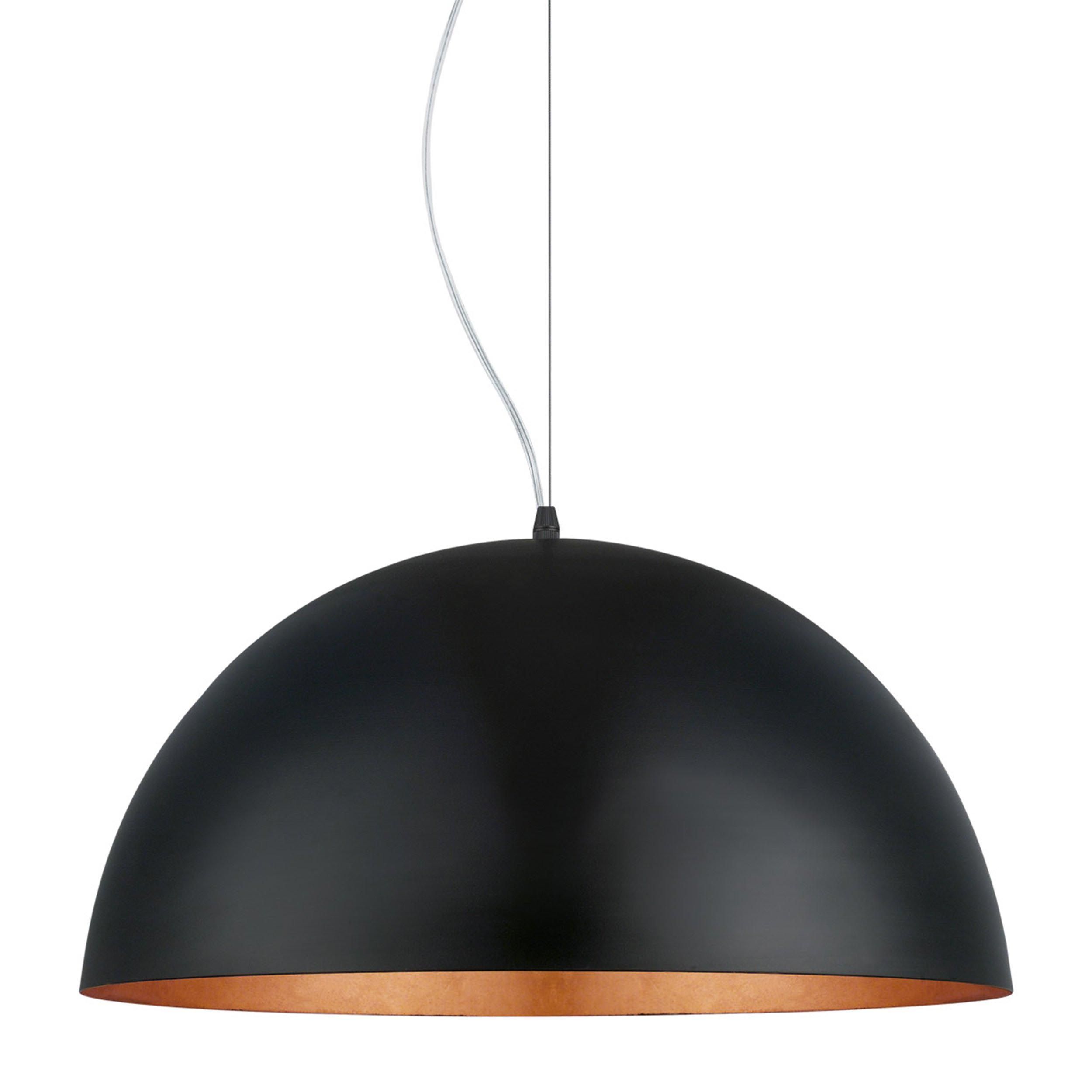 Suspension GAETANO 1 noir Ø53cm