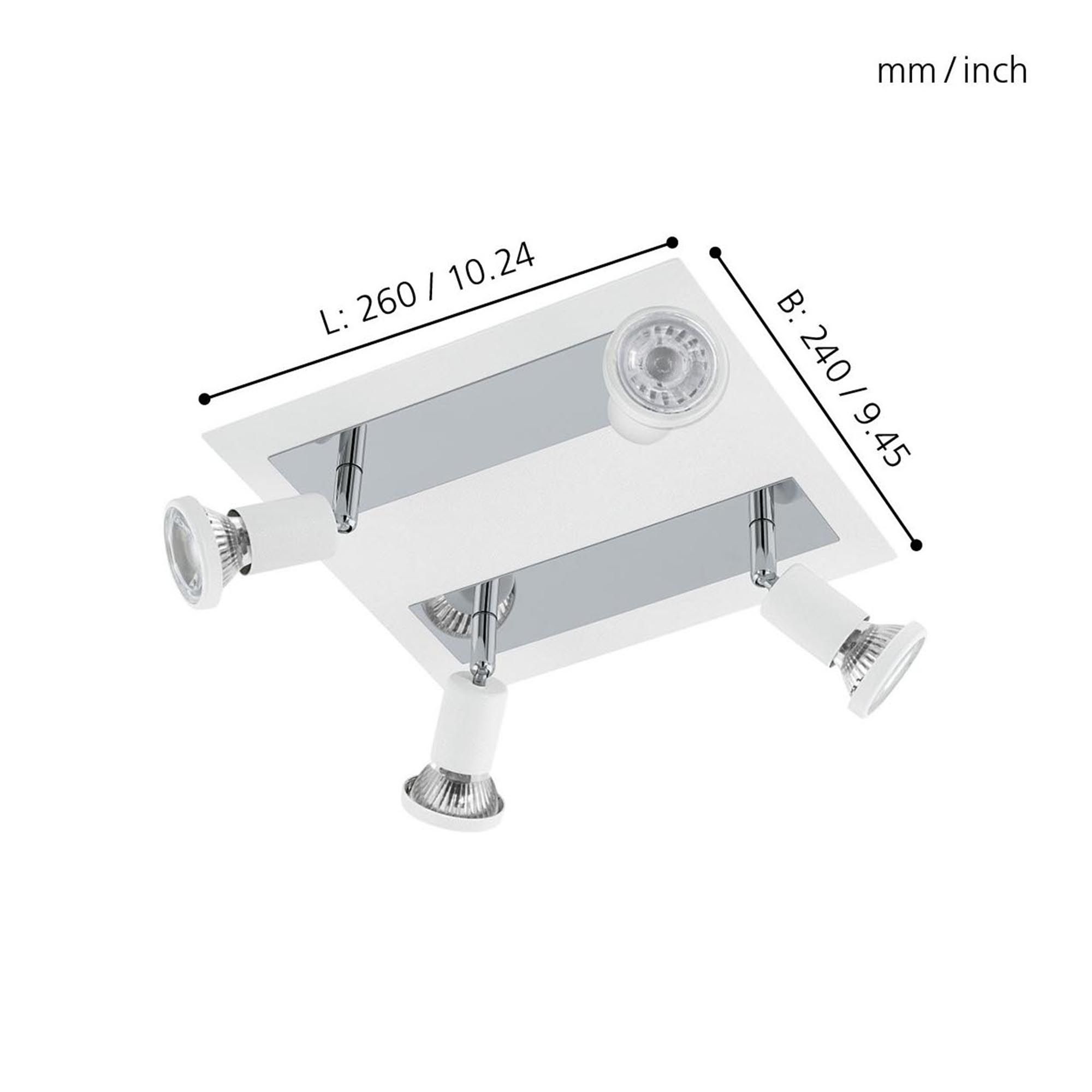 Réglette SARRIA blanc L24cm